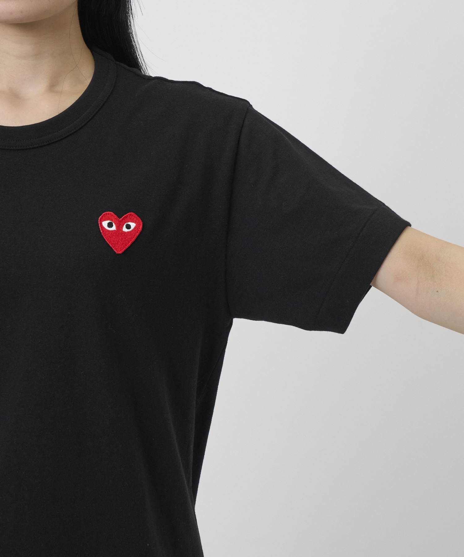 T-SHIRT RED EMBLEM RED HEART PLAY Comme des Garcons