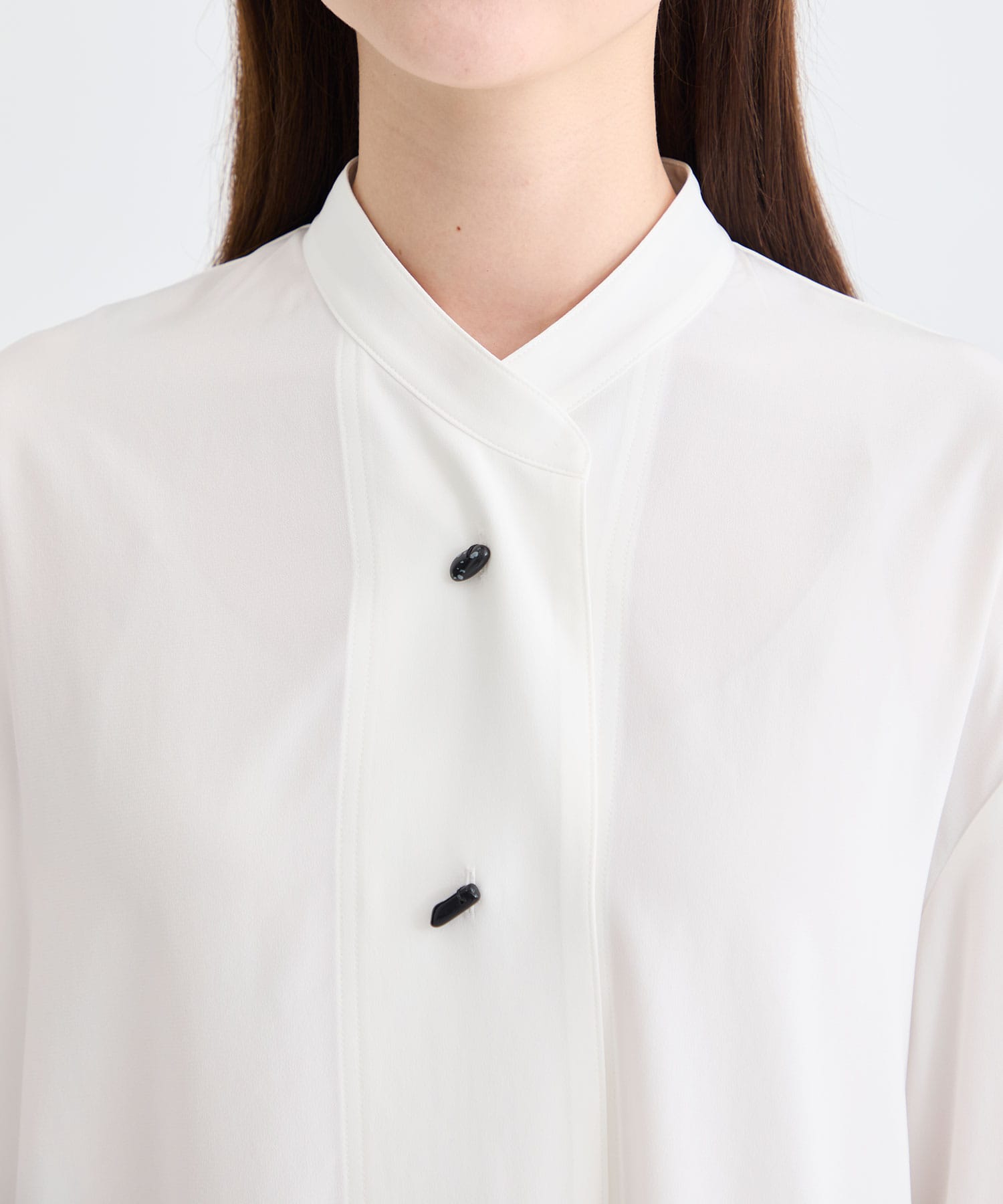 Sibyl ore buttons shirt WH AKIRANAKA