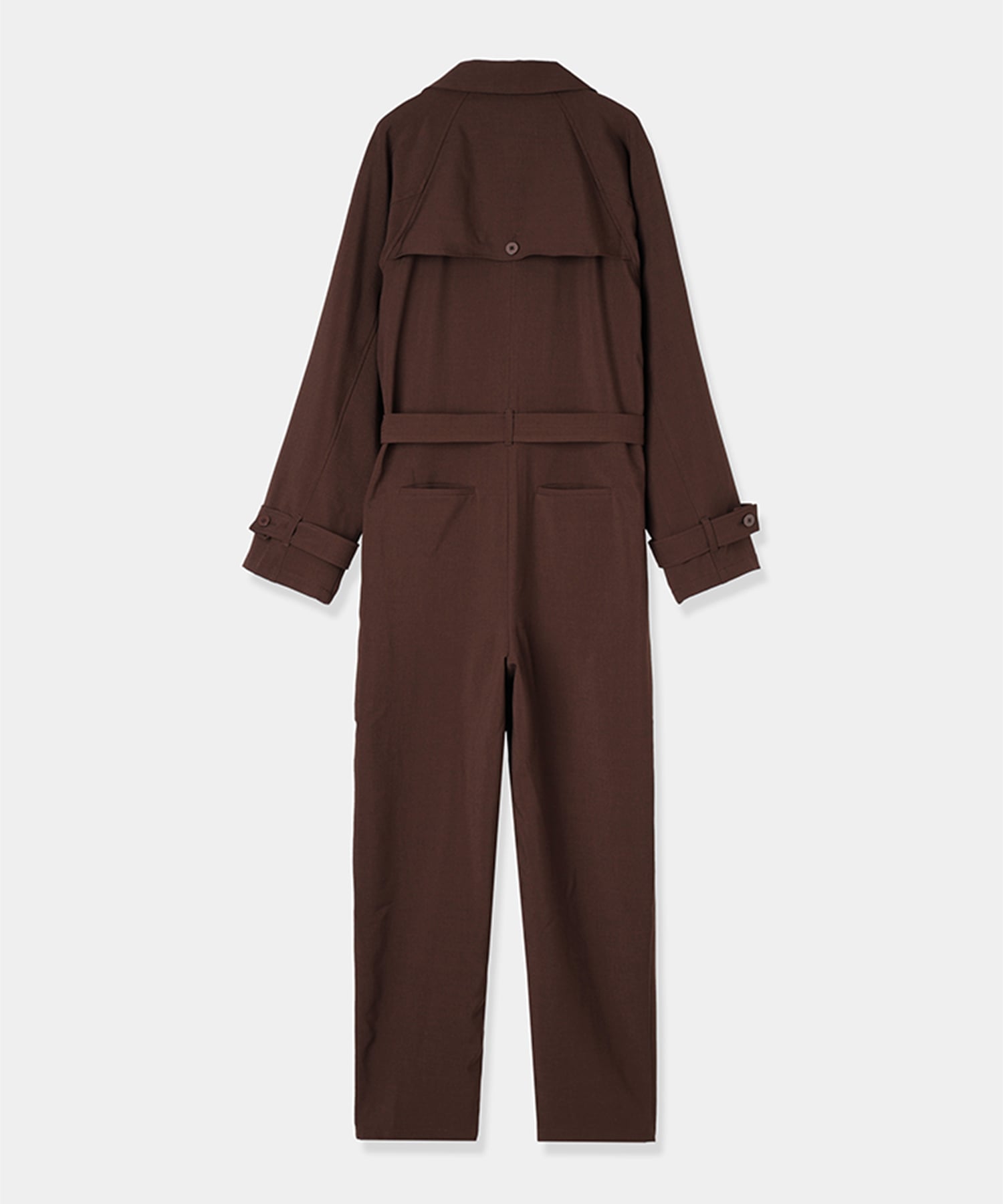 trench collar jumpsuit Louren