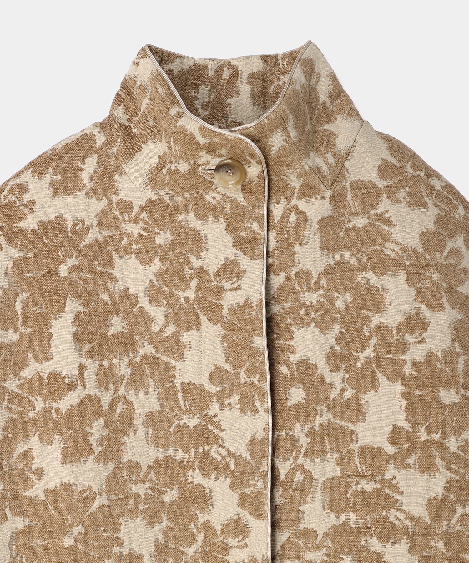 flower mole jacquard coat Louren