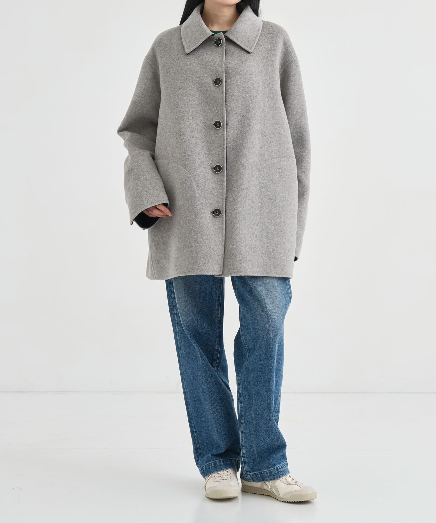 CASHMERE REVERSIBLE SHORT COAT THE TOKYO