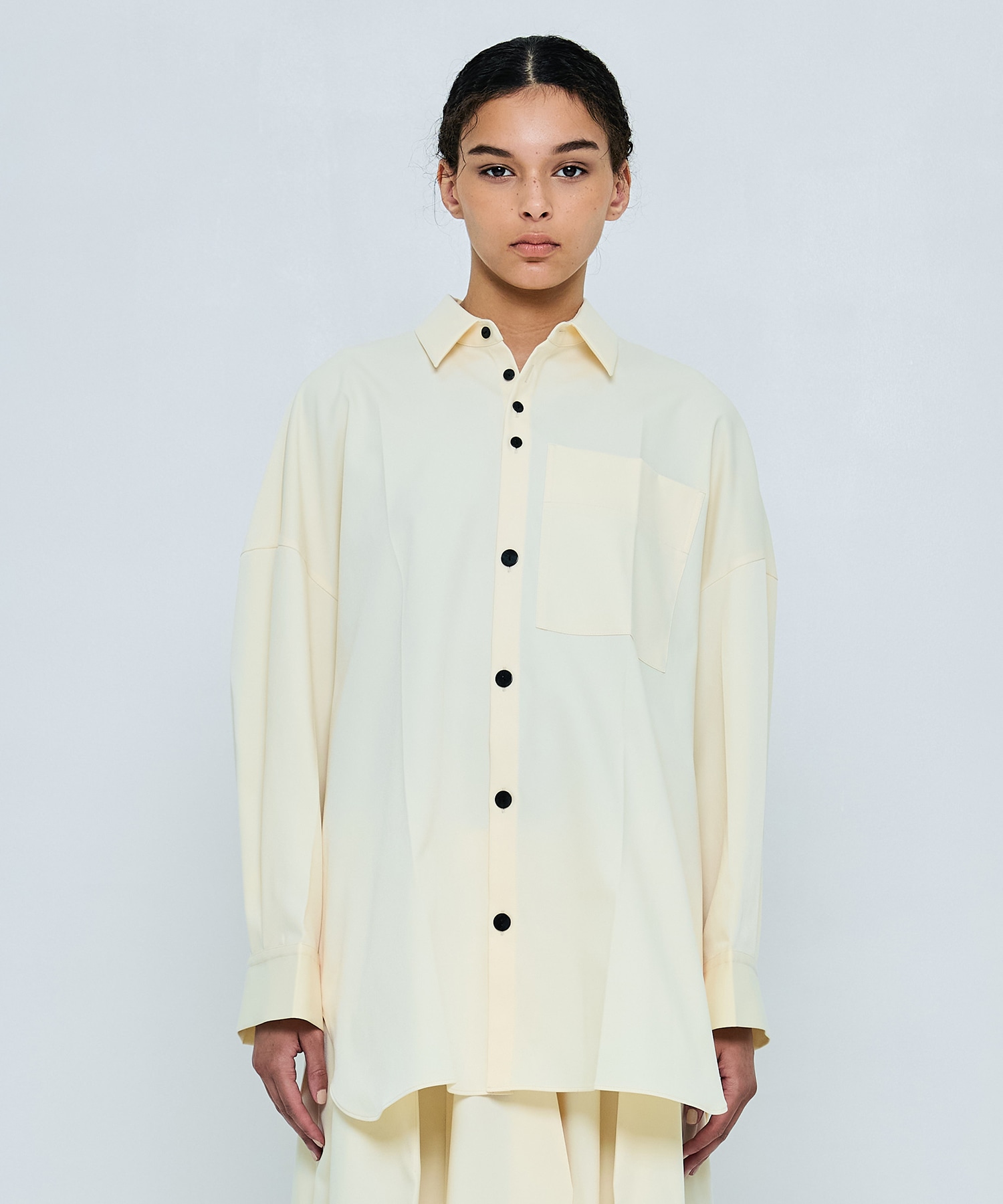 loose center crease shirt nagonstans