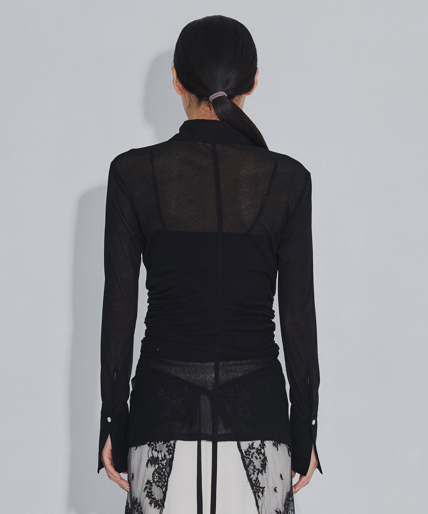 SHEER JERSEY SHIRT FETICO