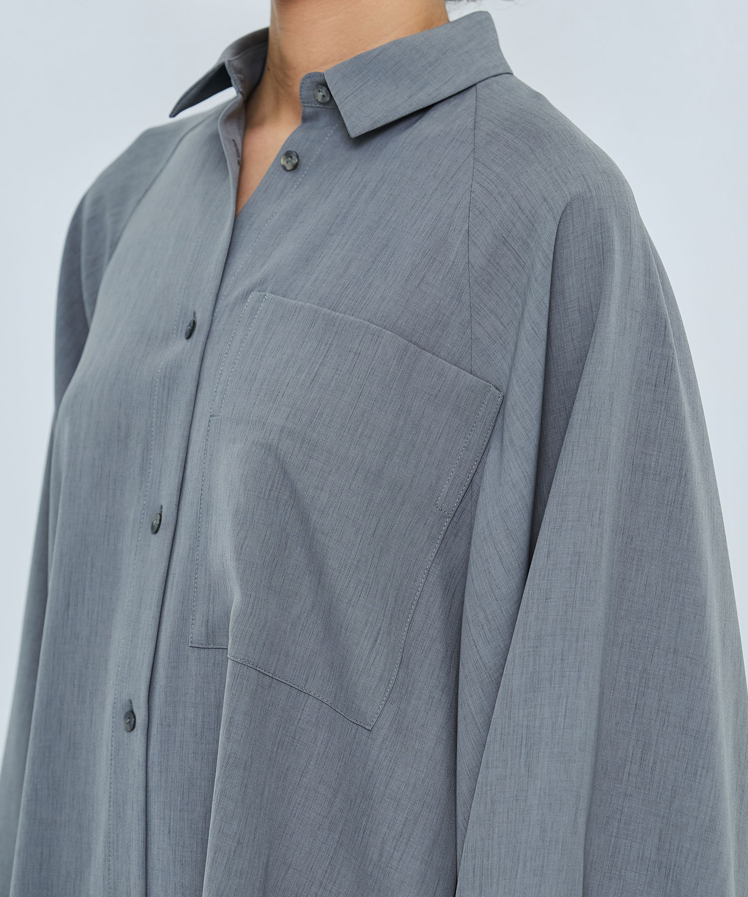 CIRCLE TUCK DRESS ENFOLD