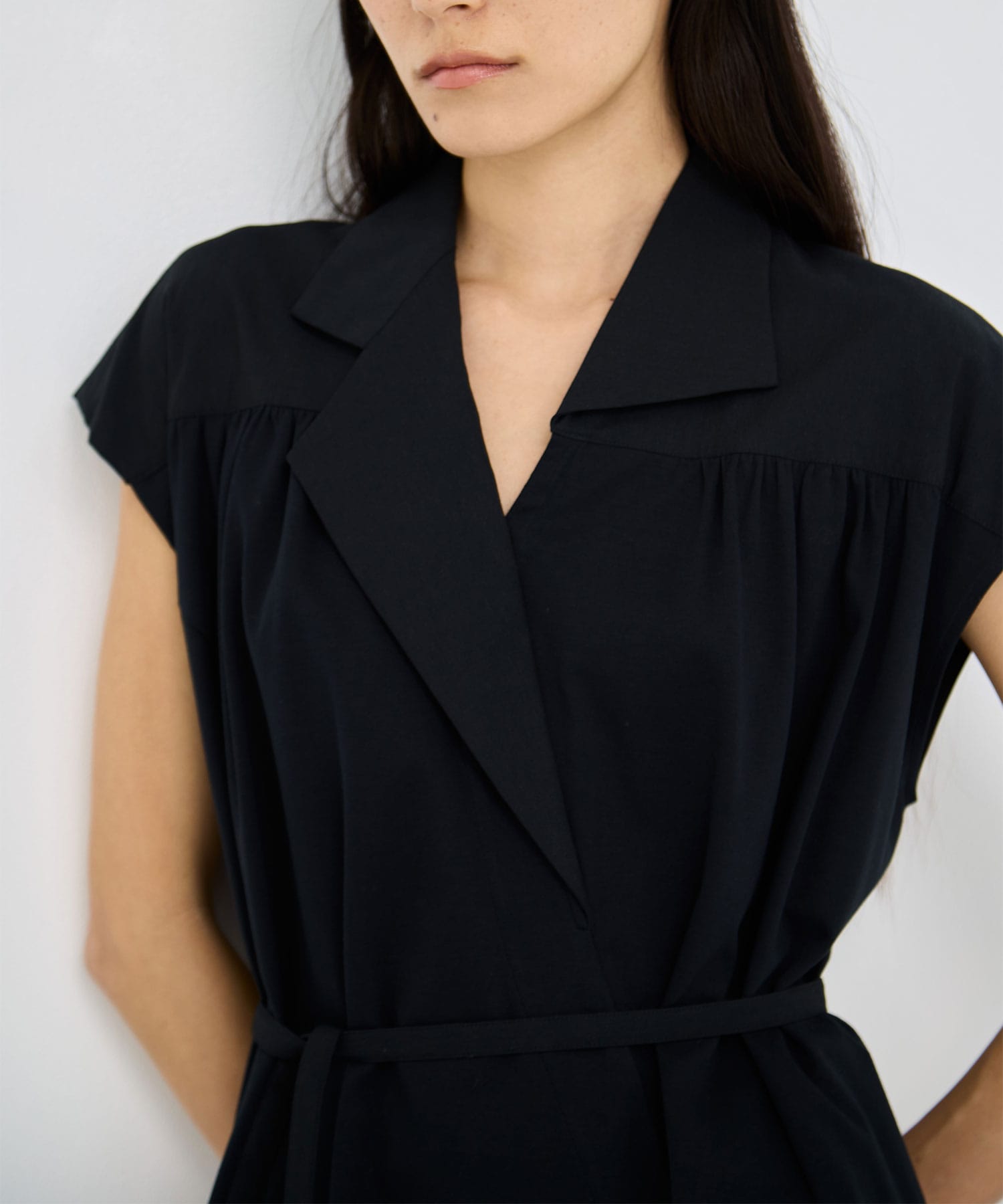 Silva combi tex jersey dress AKIRANAKA