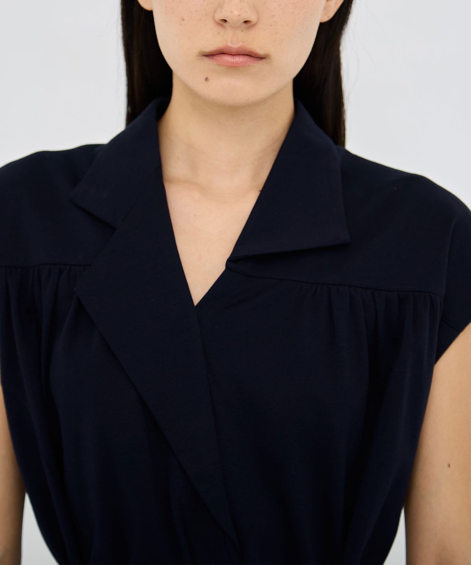 Silva combi tex jersey dress AKIRANAKA