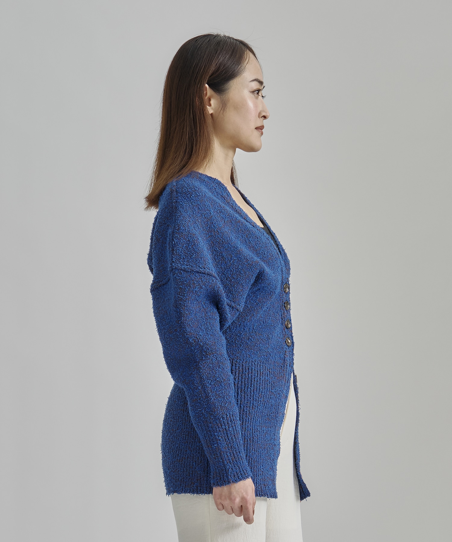 別注 Tweed Like Knit Cardigan AKIRANAKA