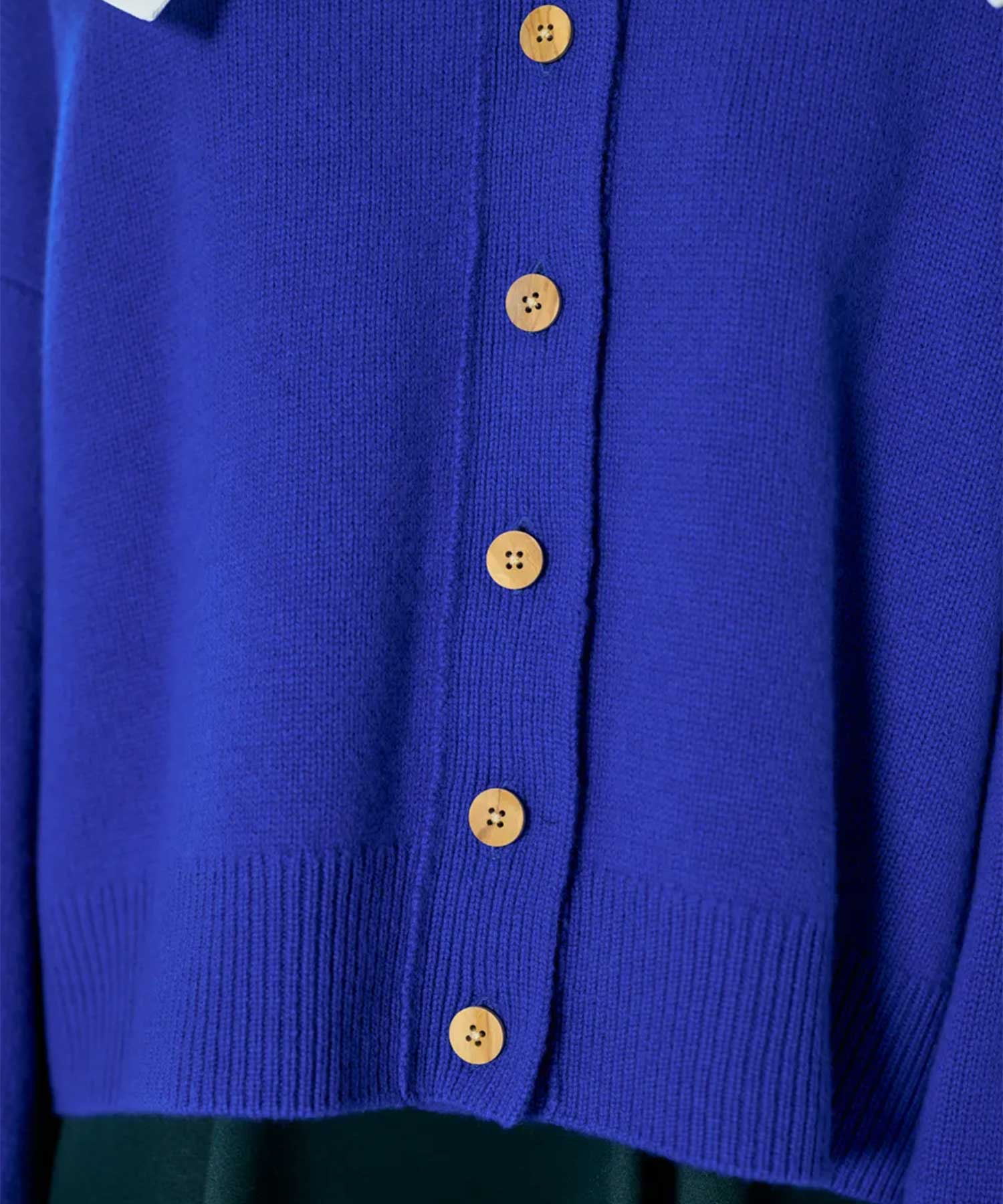 CLASSICAL COLLAR CARDIGAN ENFOLD