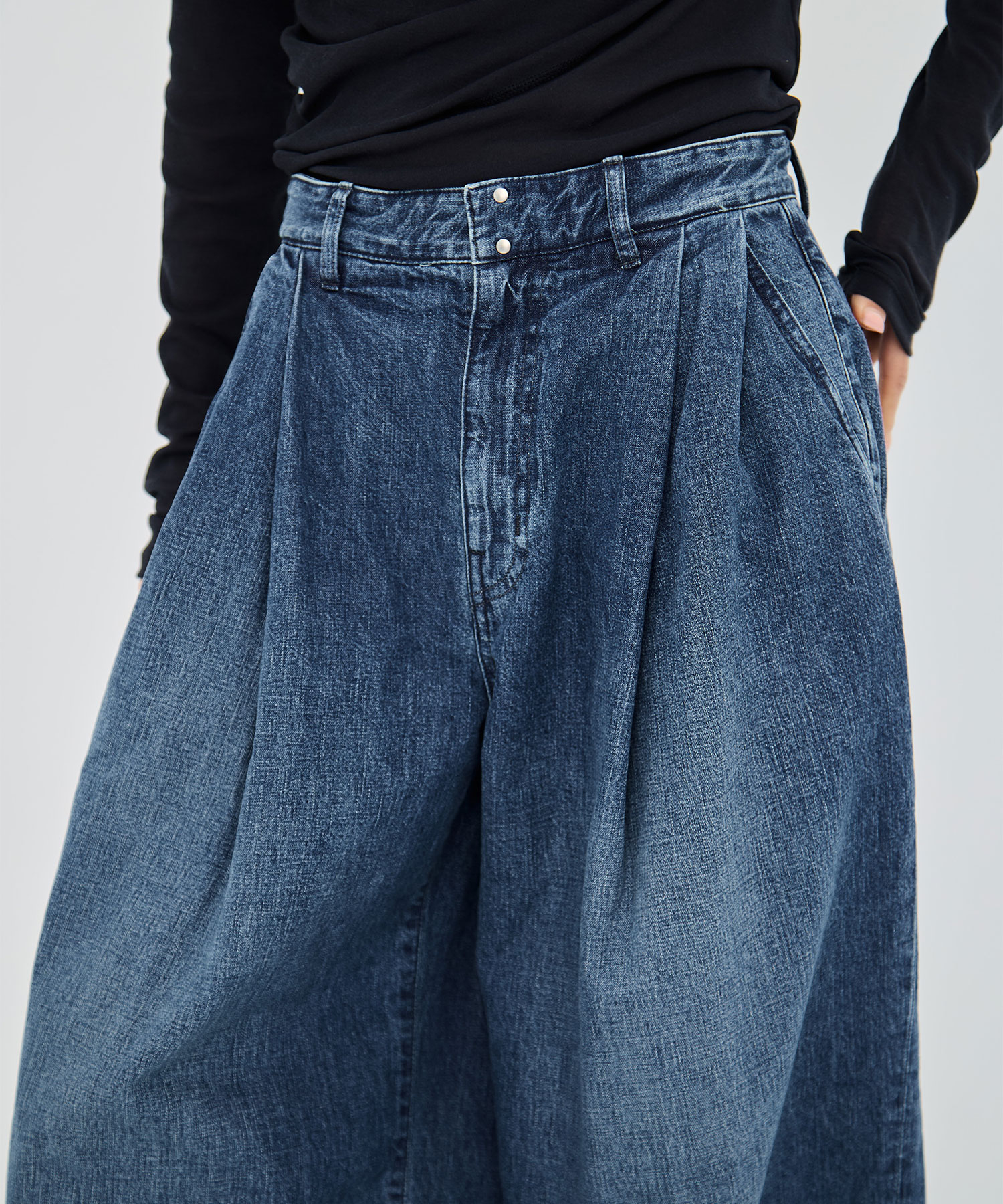 別注 HAKAMA JEAN TROUSERS TANAKA