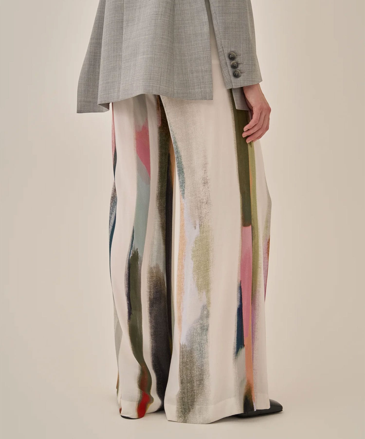 Empty stripe pants WH AKIRANAKA