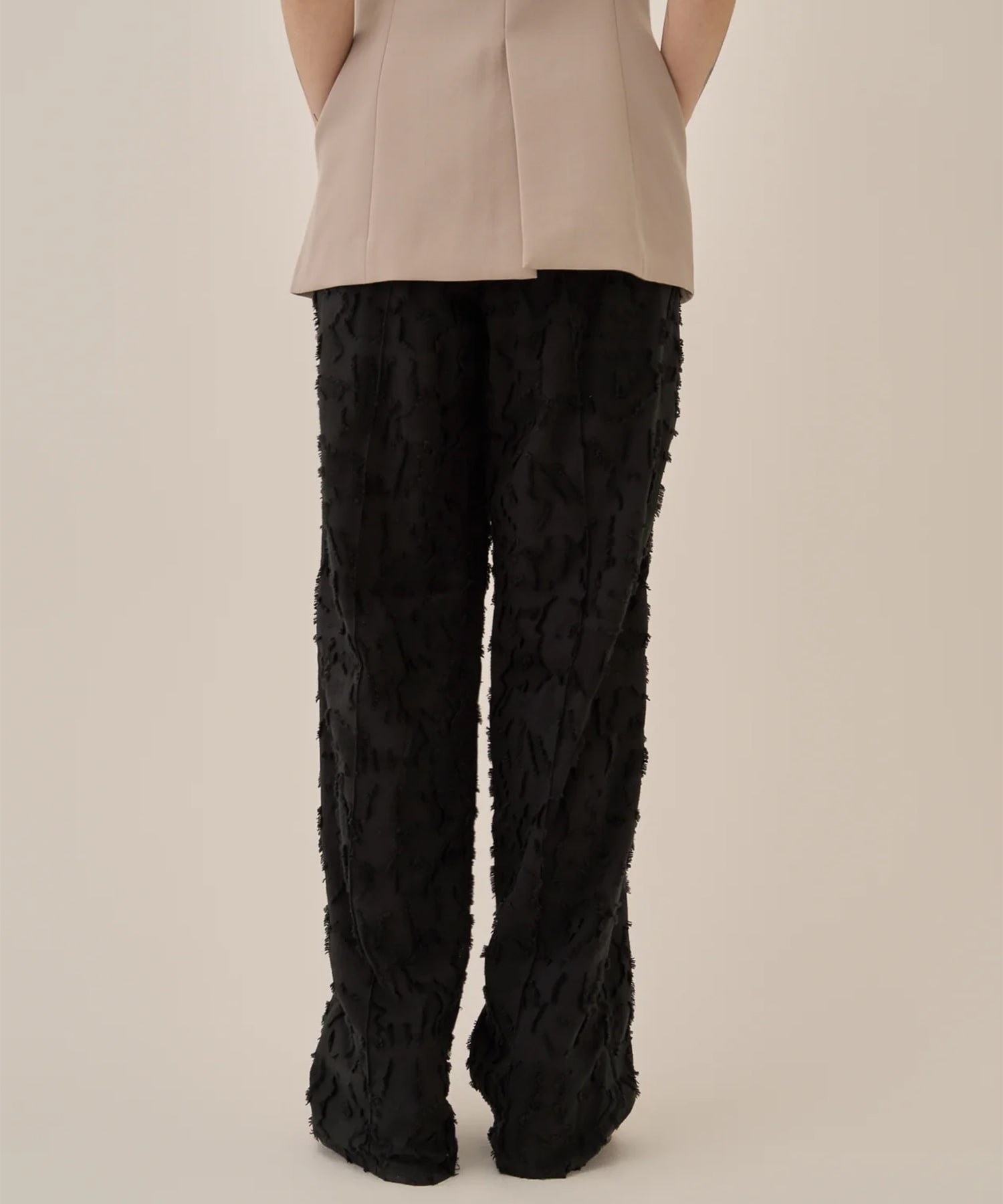 Block flower pants BK AKIRANAKA