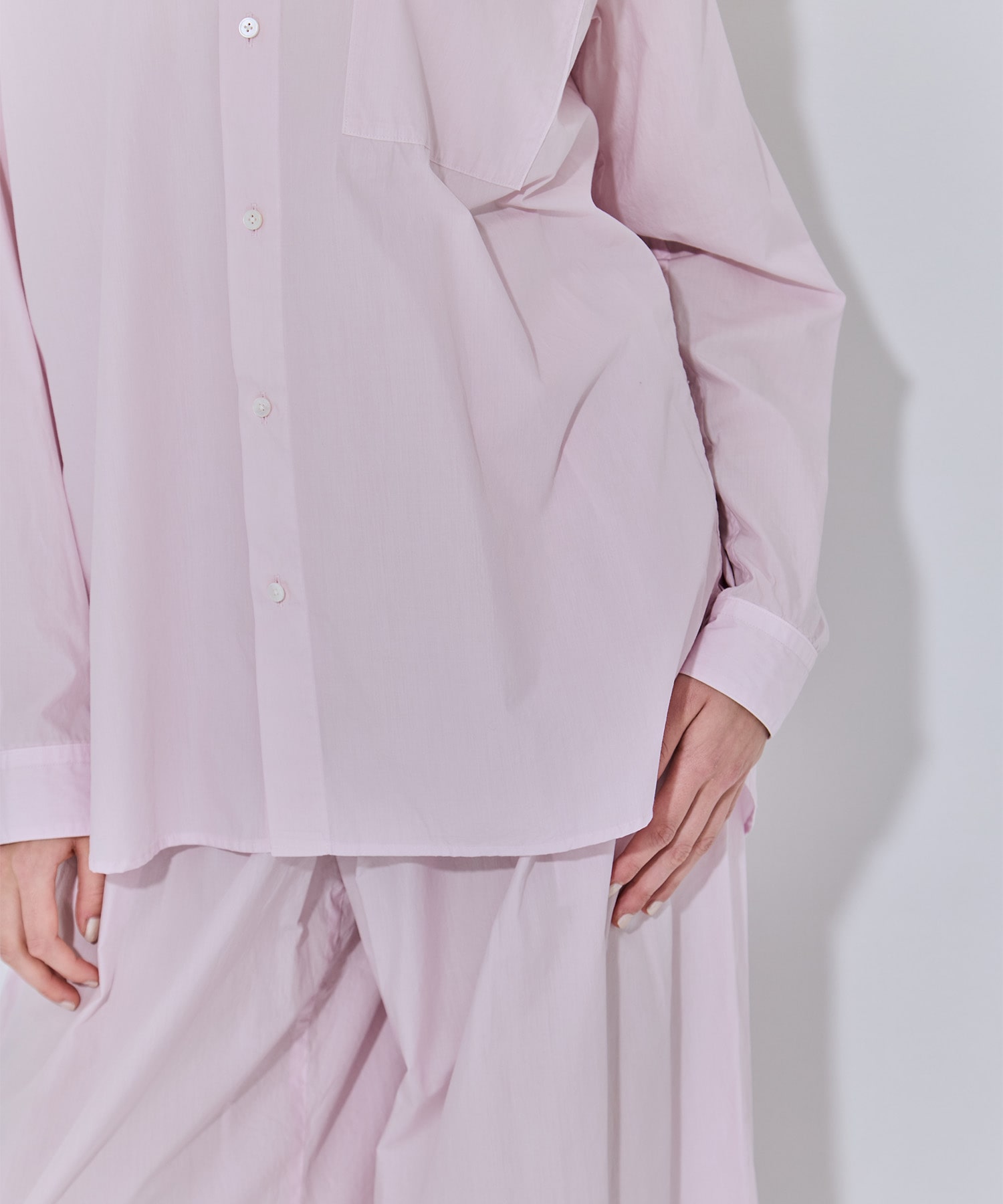 NATURAL DYED COTTON LAWN STANDARD SHIRT ATON
