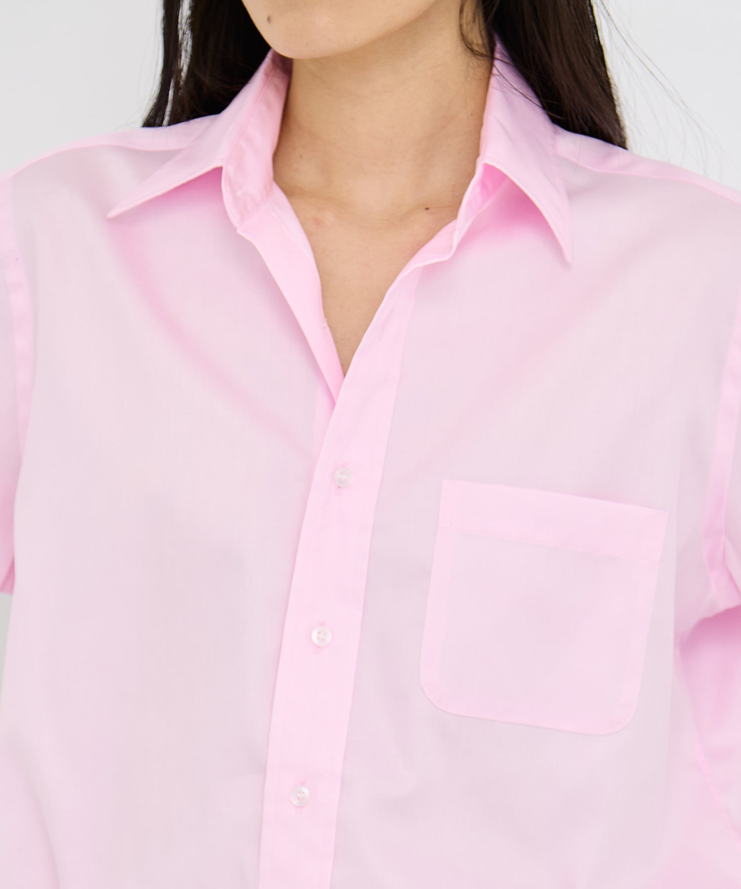 TRANE H/S SHIRT SATIN MADISONBLUE