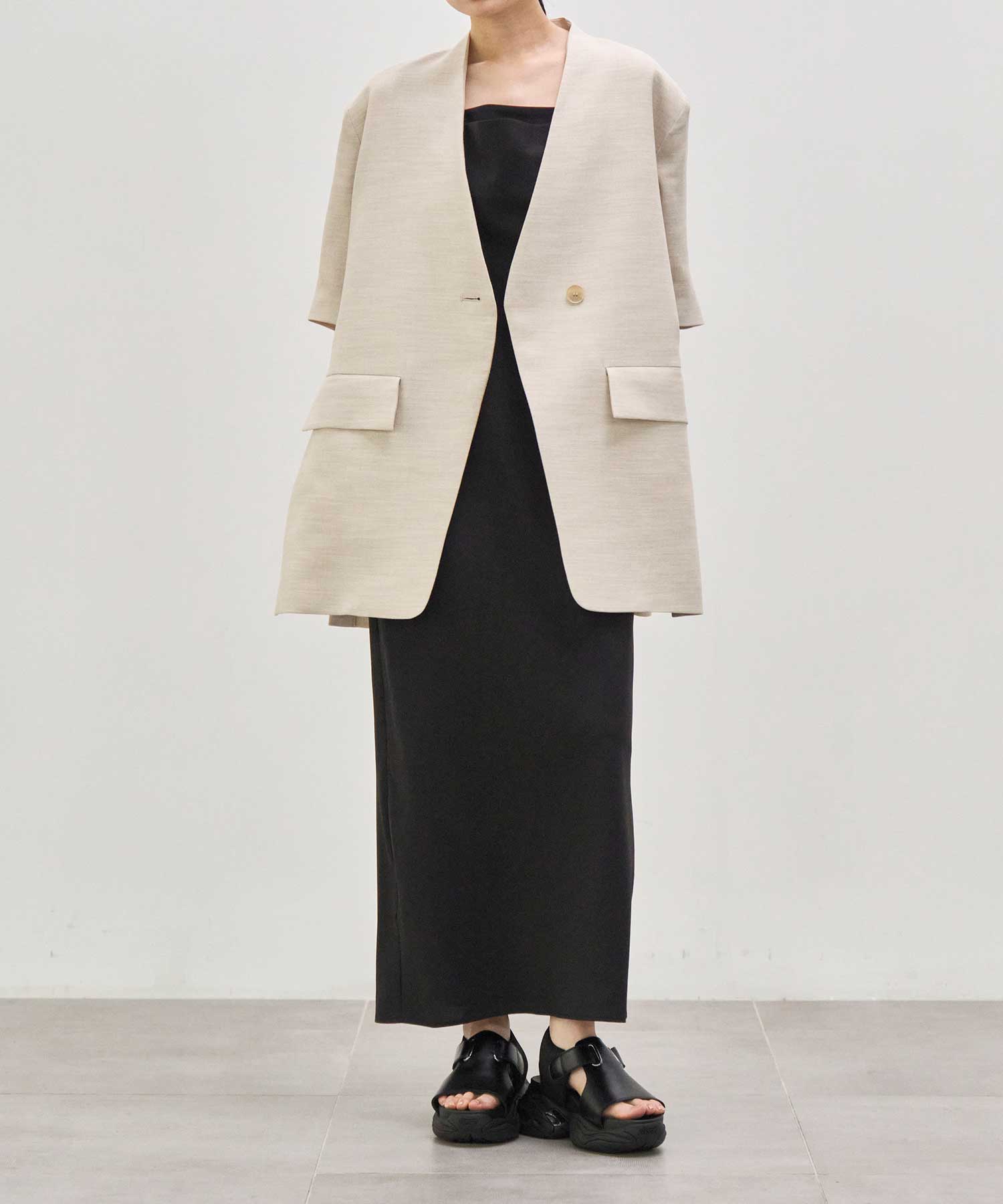 【WEB限定】shoulder strap dress Louren