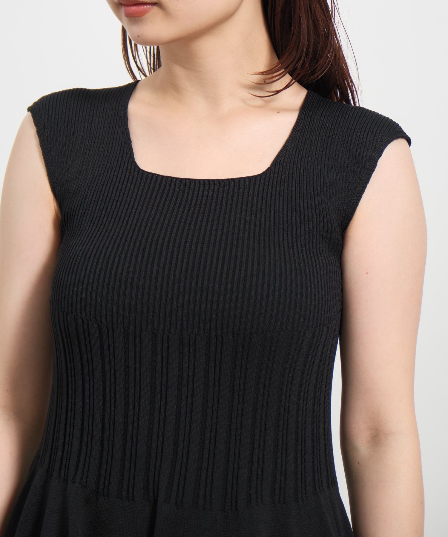 WHOLEGARMENT　Knit Flare One-Piece THE TOKYO