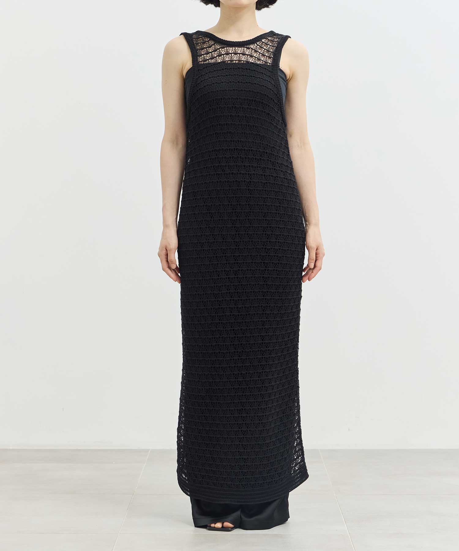 lacework knit one piece Louren