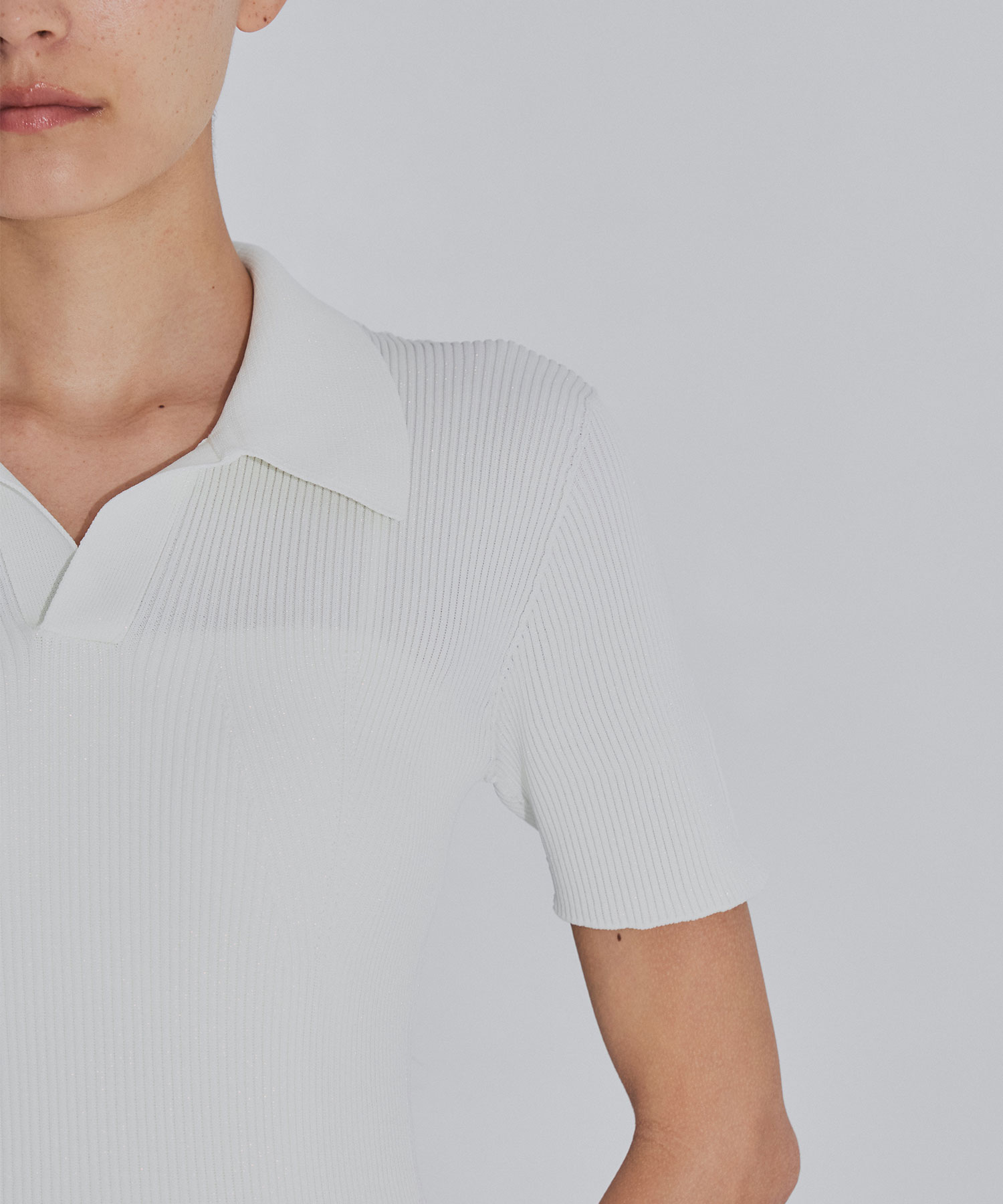 POTTERY GLITTER SHORT SLEEVE POLO DRESS CFCL