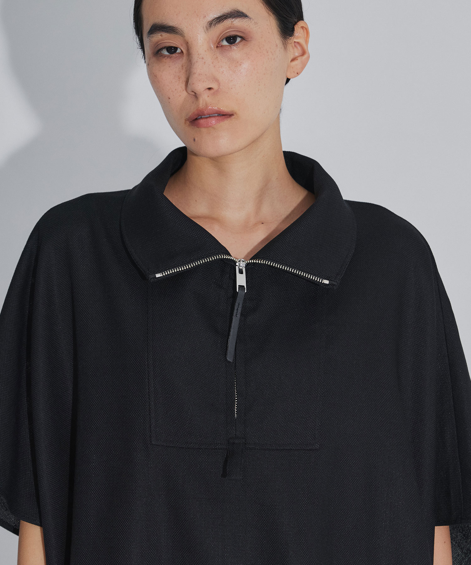 Y ITEM NAME COMPOSITION RERACS HIGH NECK ZIP UP DRESS THE RERACS