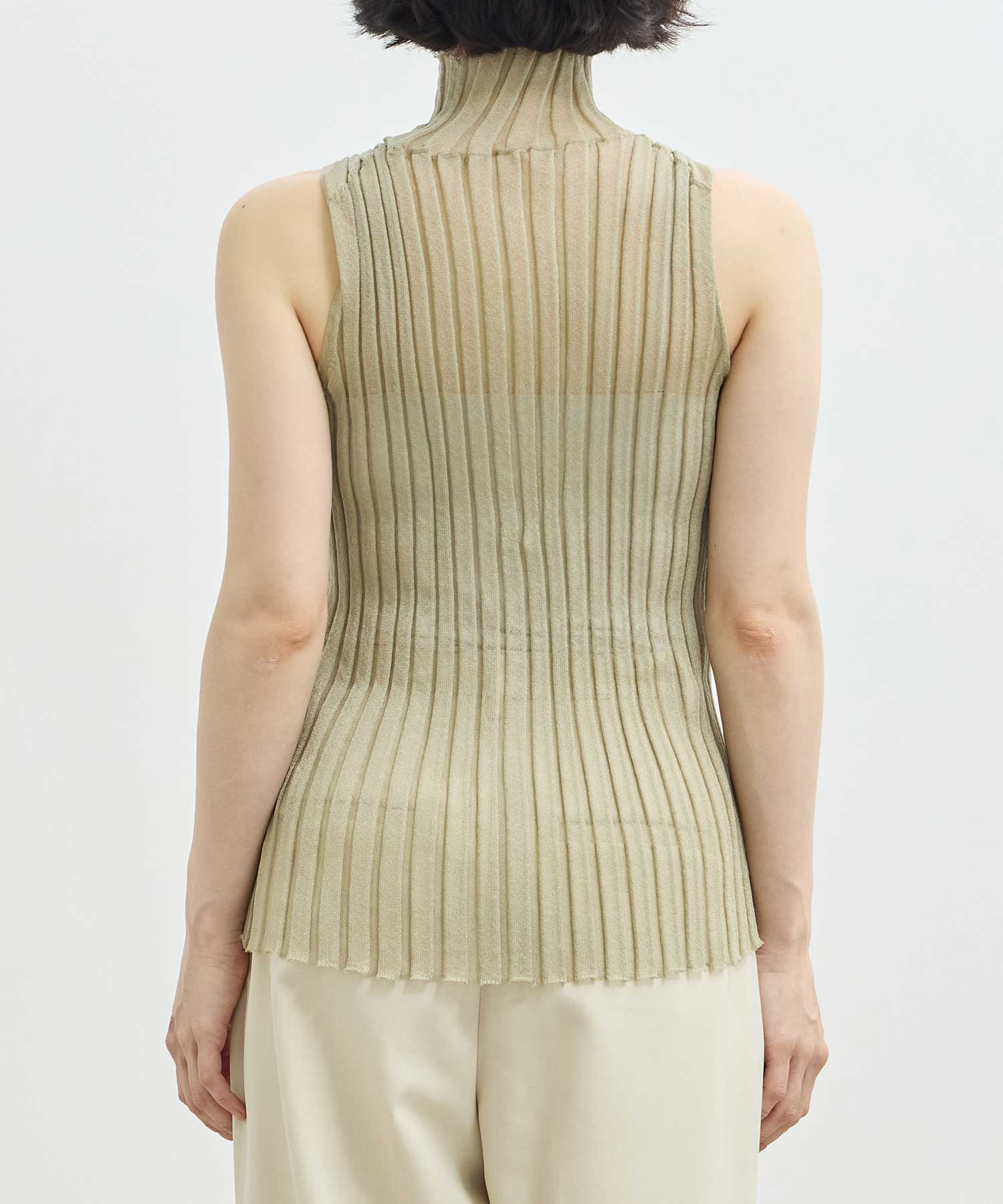 sheer turtleneck tops Louren