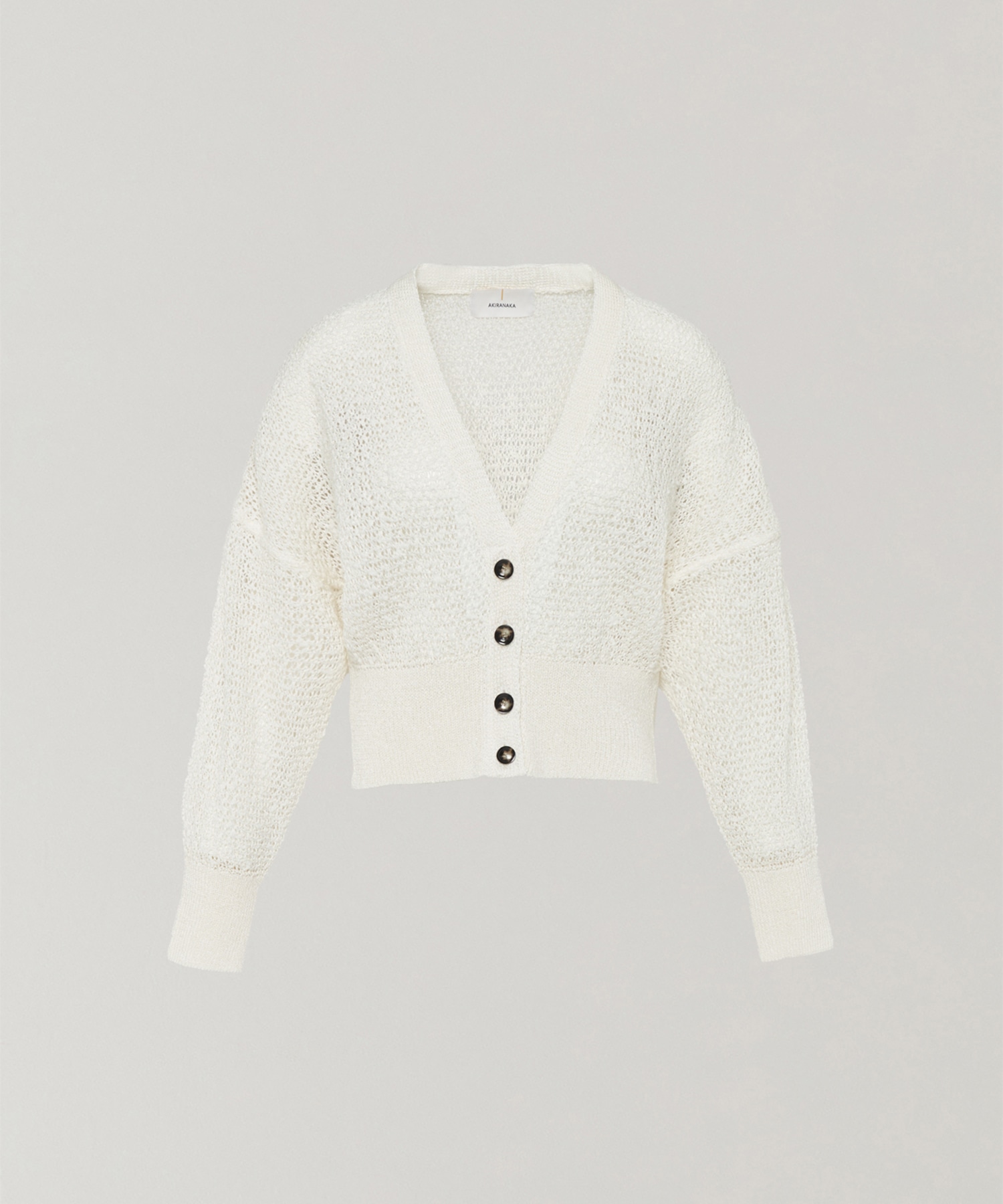 Candela cropped knit cardigan WH AKIRANAKA