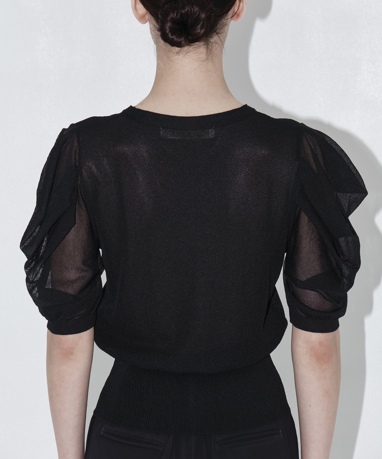 Half Sleeve Lace Knit Cardigan THE TOKYO