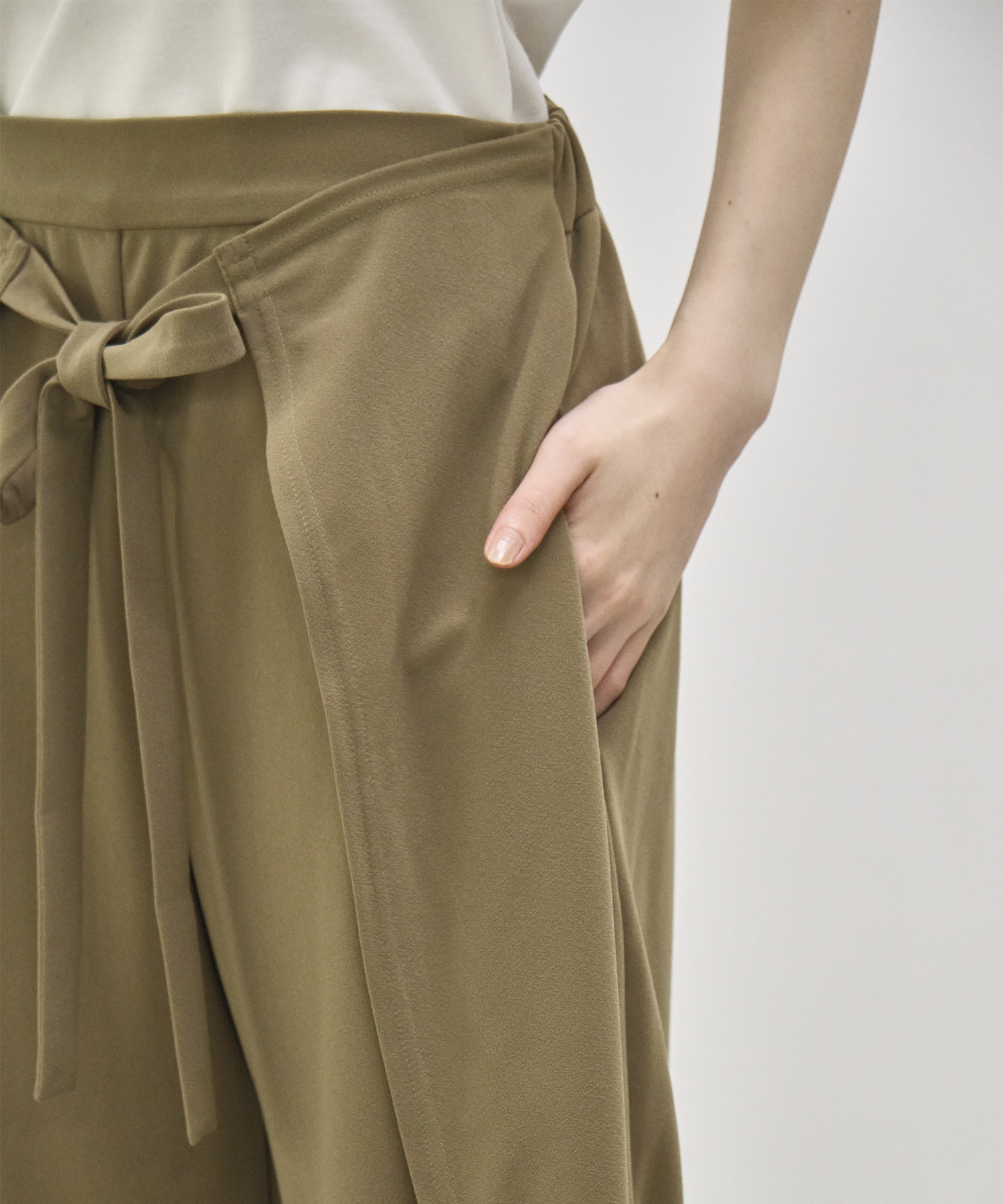 LUELLA WIDE-LEG WRAP TROUSERS COGTHEBIGSMOKE