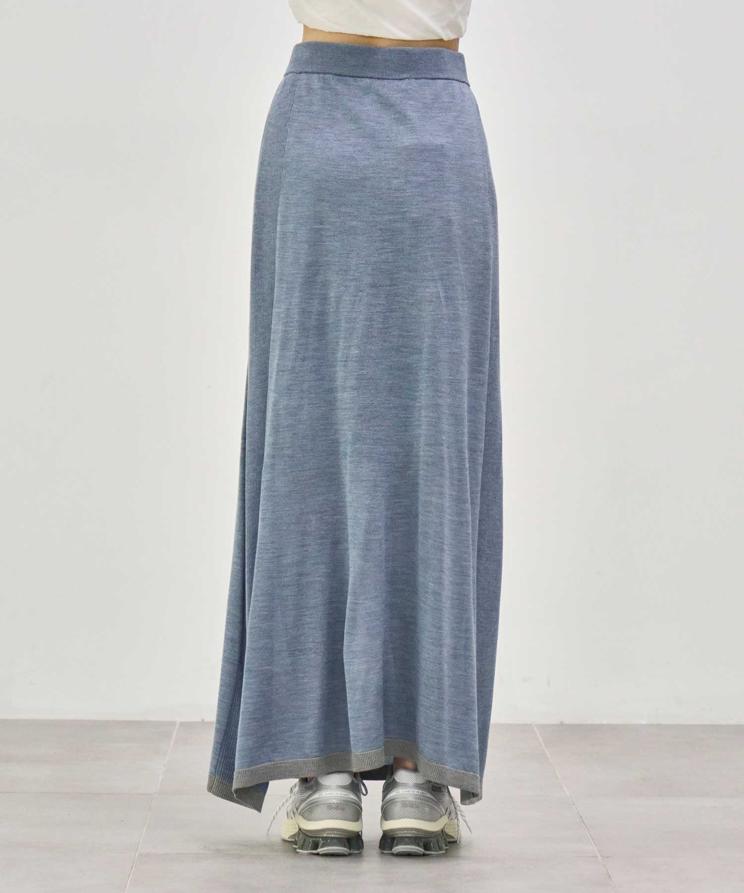 別注 Washable Silk Pencil Skirt CINOH