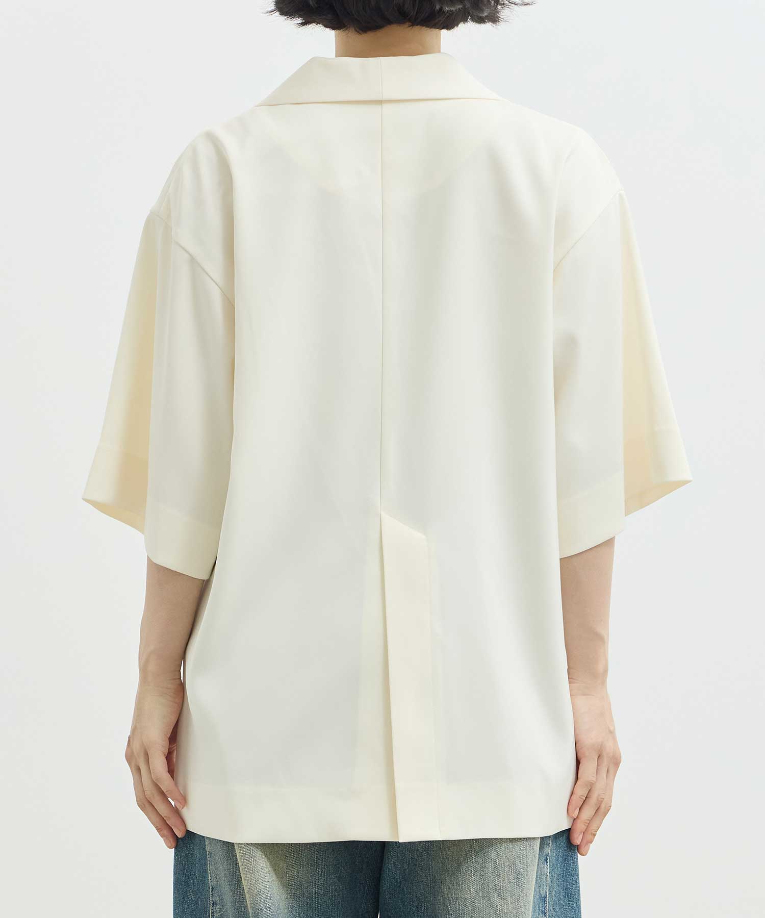 double satin half jacket Louren