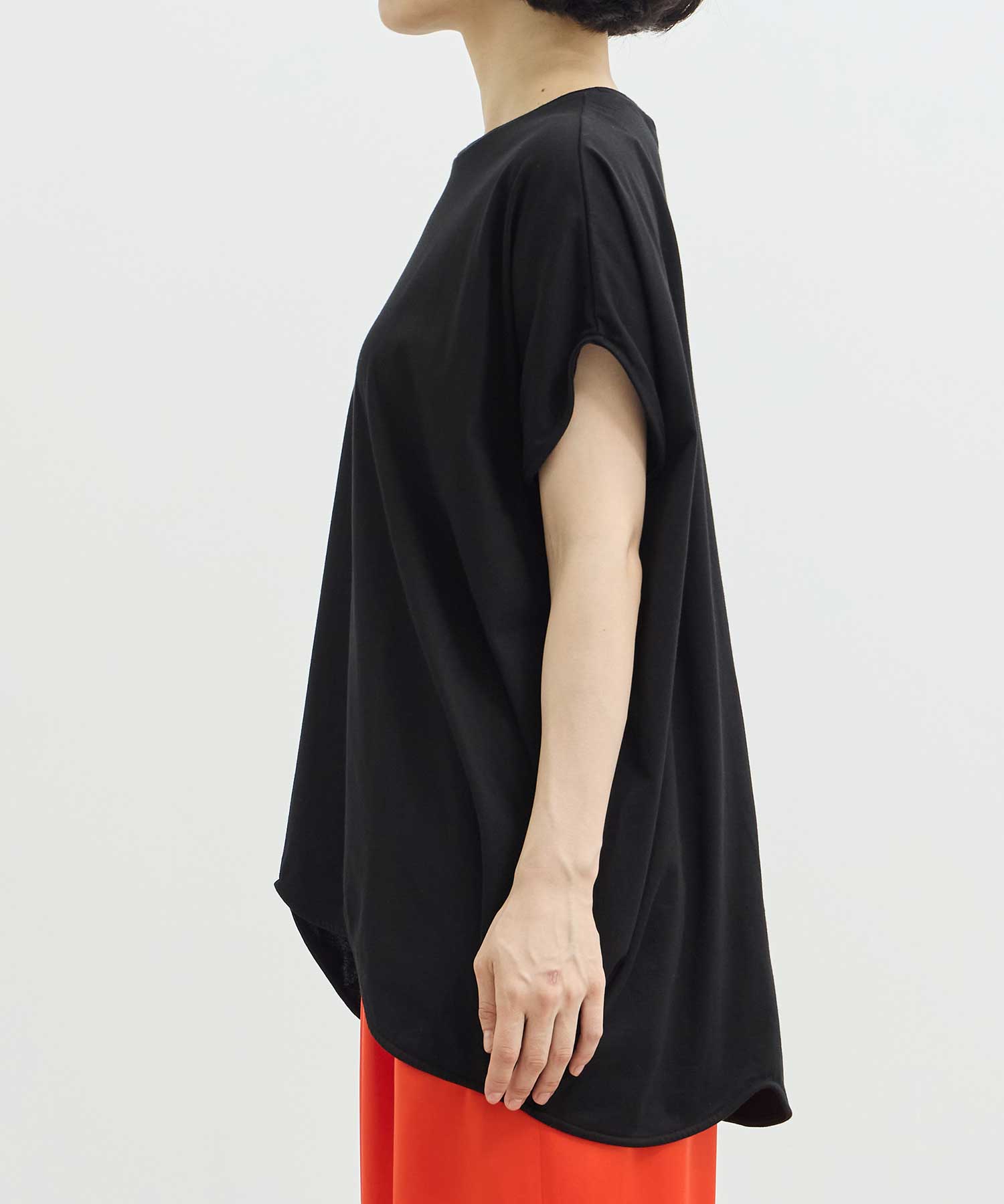 SCALLOP WIDE T-SHIRT ENFOLD