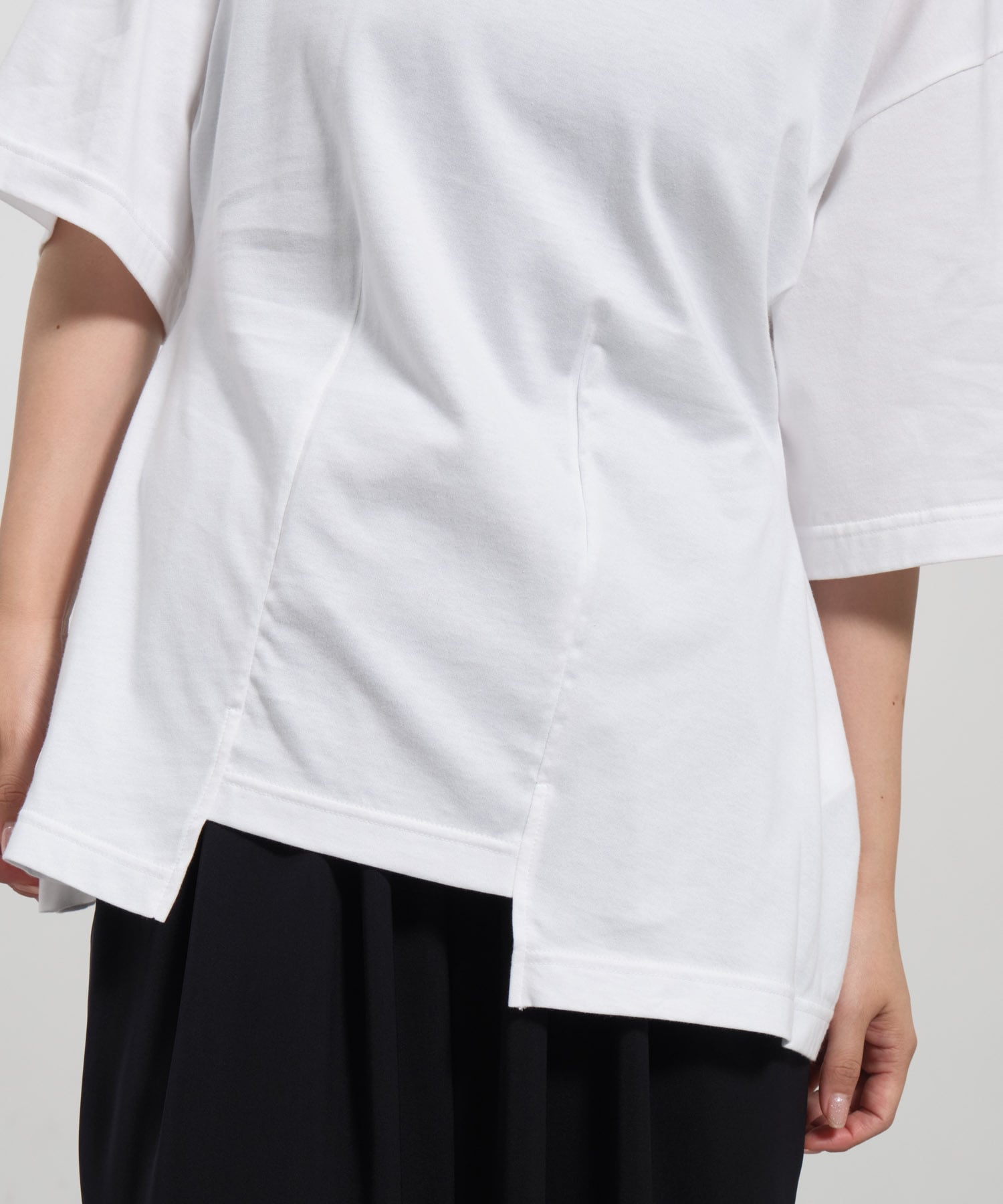 ENFOLD PANEL-SLEEVE T-SHIRT Tシャツ　美品 SHAPE T-SHIRT｜ENFOLD（エンフォルド）正規取り扱い通販｜THE
