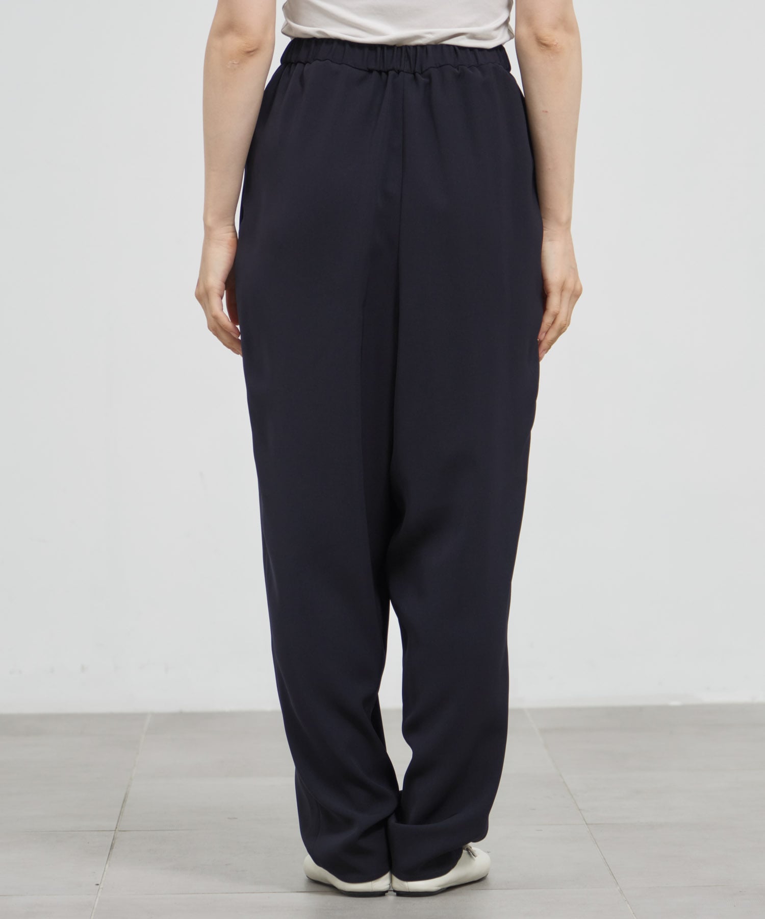 MANY-TUCK COCOON-PANTS ENFOLD