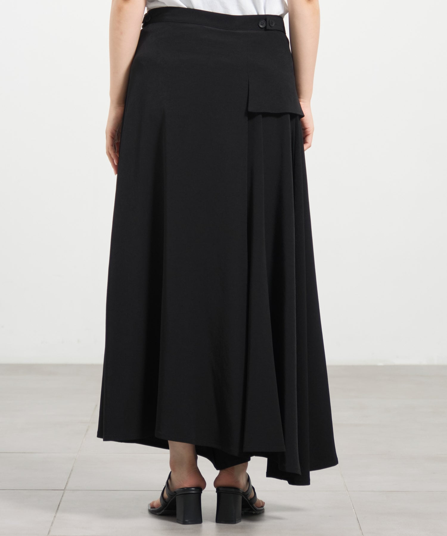 右フラシ布フレアP Yohji Yamamoto