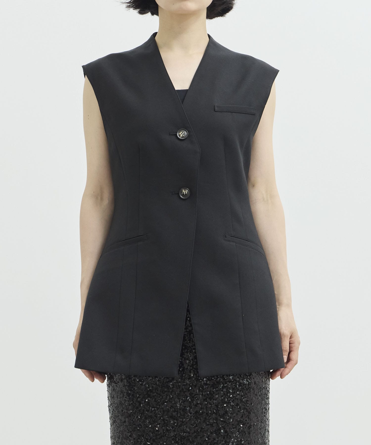 EX.V Neck Gilet AKIRANAKA