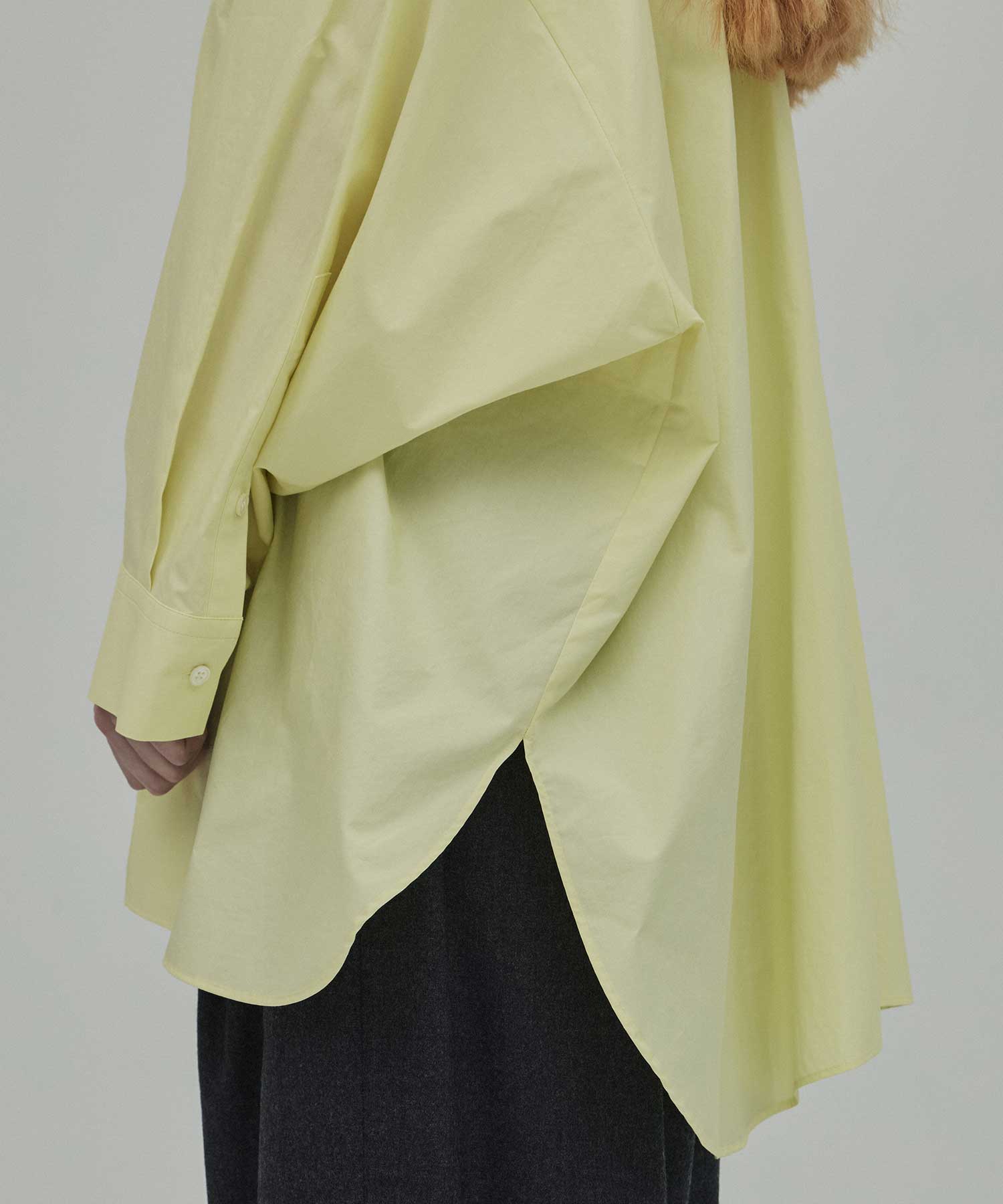 NAPE SHIRT(38 YELLOW): ENFOLD: WOMENS｜THE TOKYO ONLINE STORE