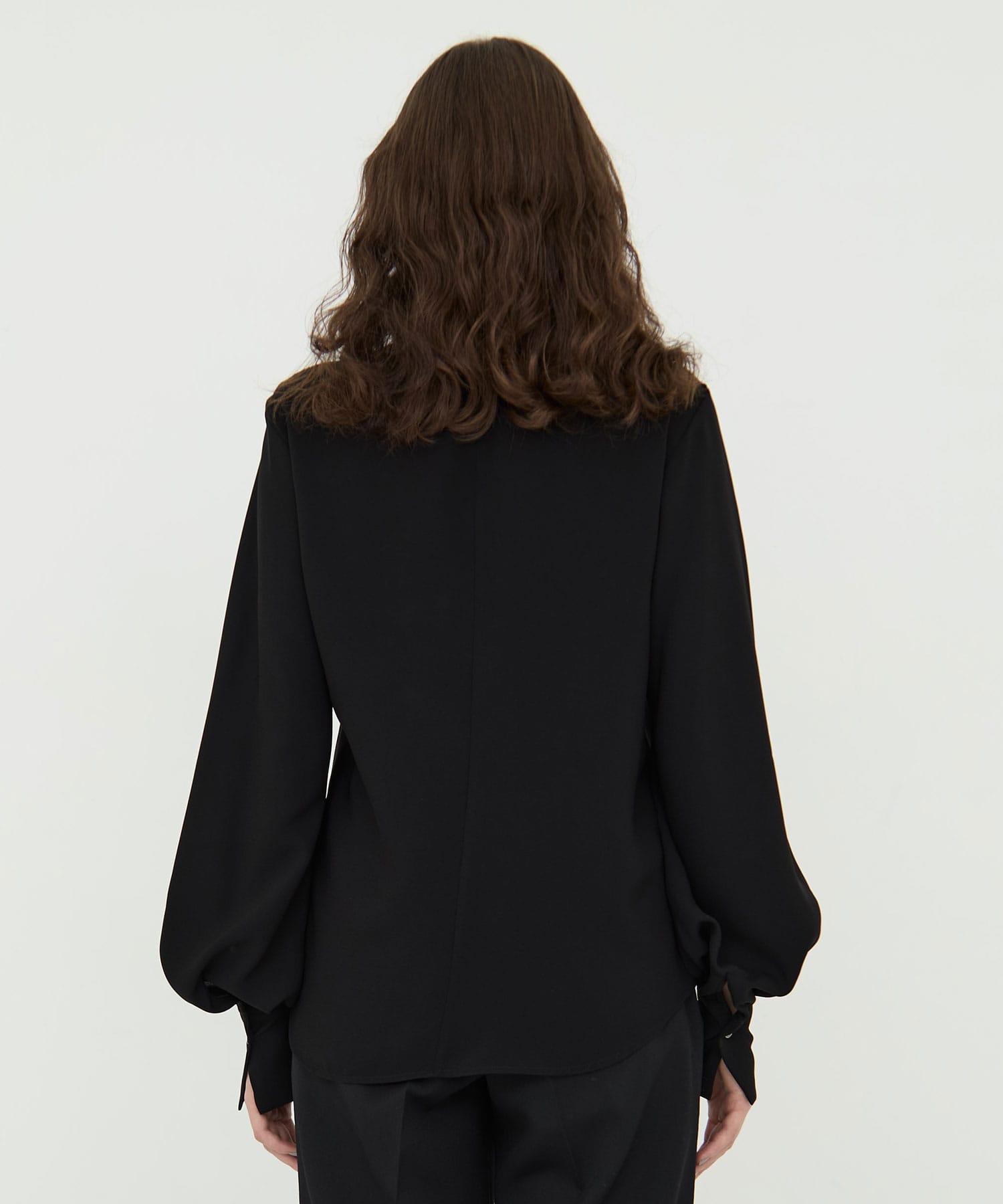 BLACK FORMAL BOWTIE SHIRT CINOH