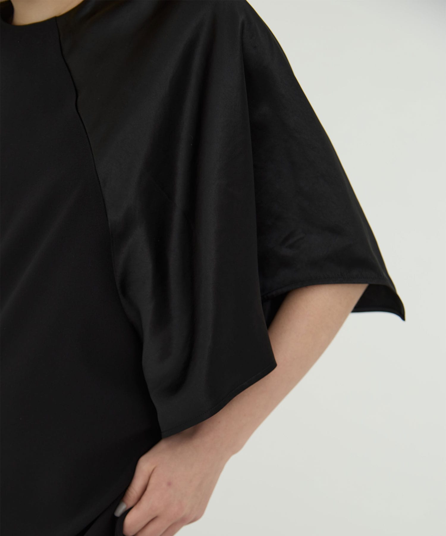 BLACK FORMAL ASYMMETRY DRESS CINOH