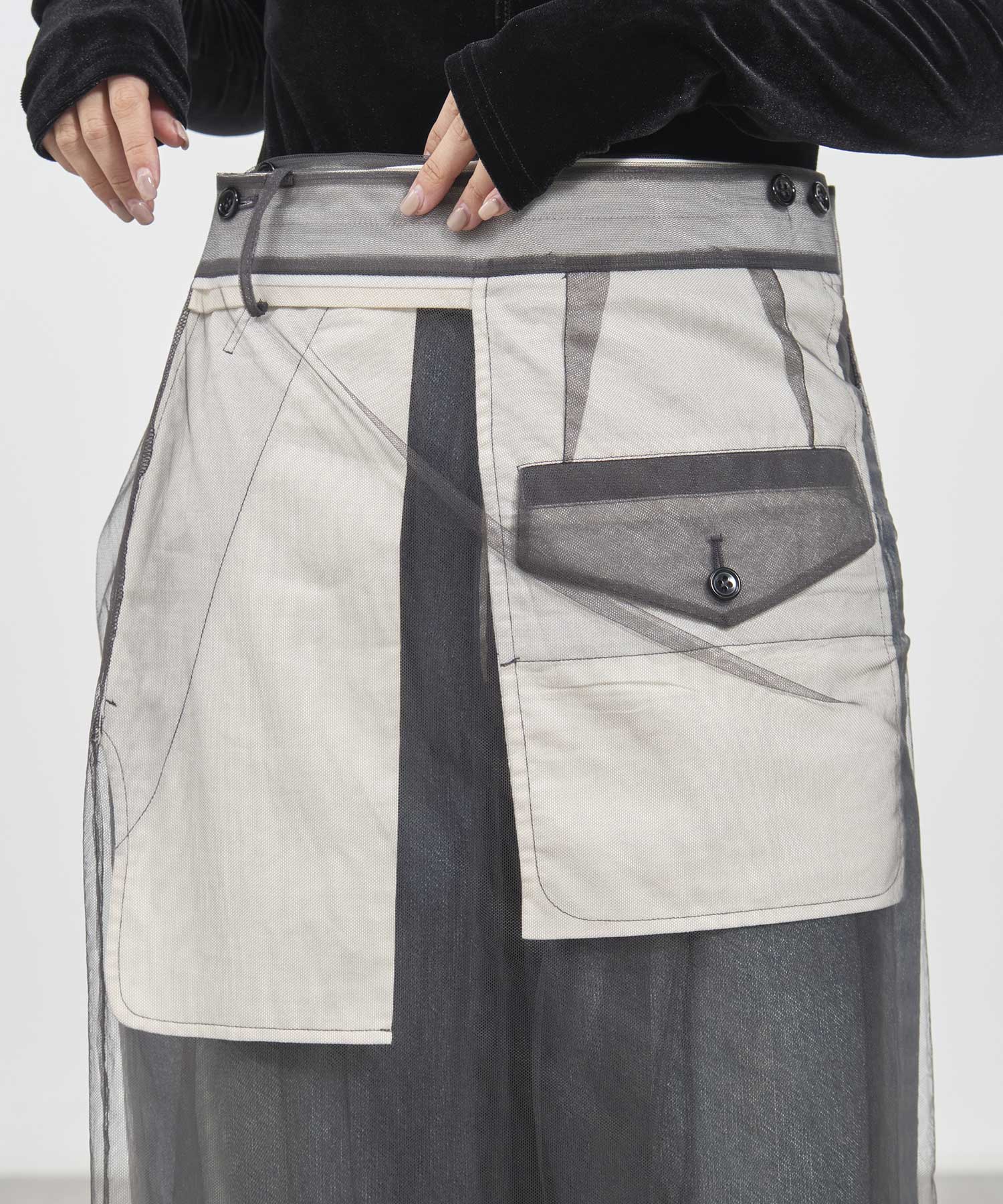 CP-25185 Tulle Pants Chika Kisada