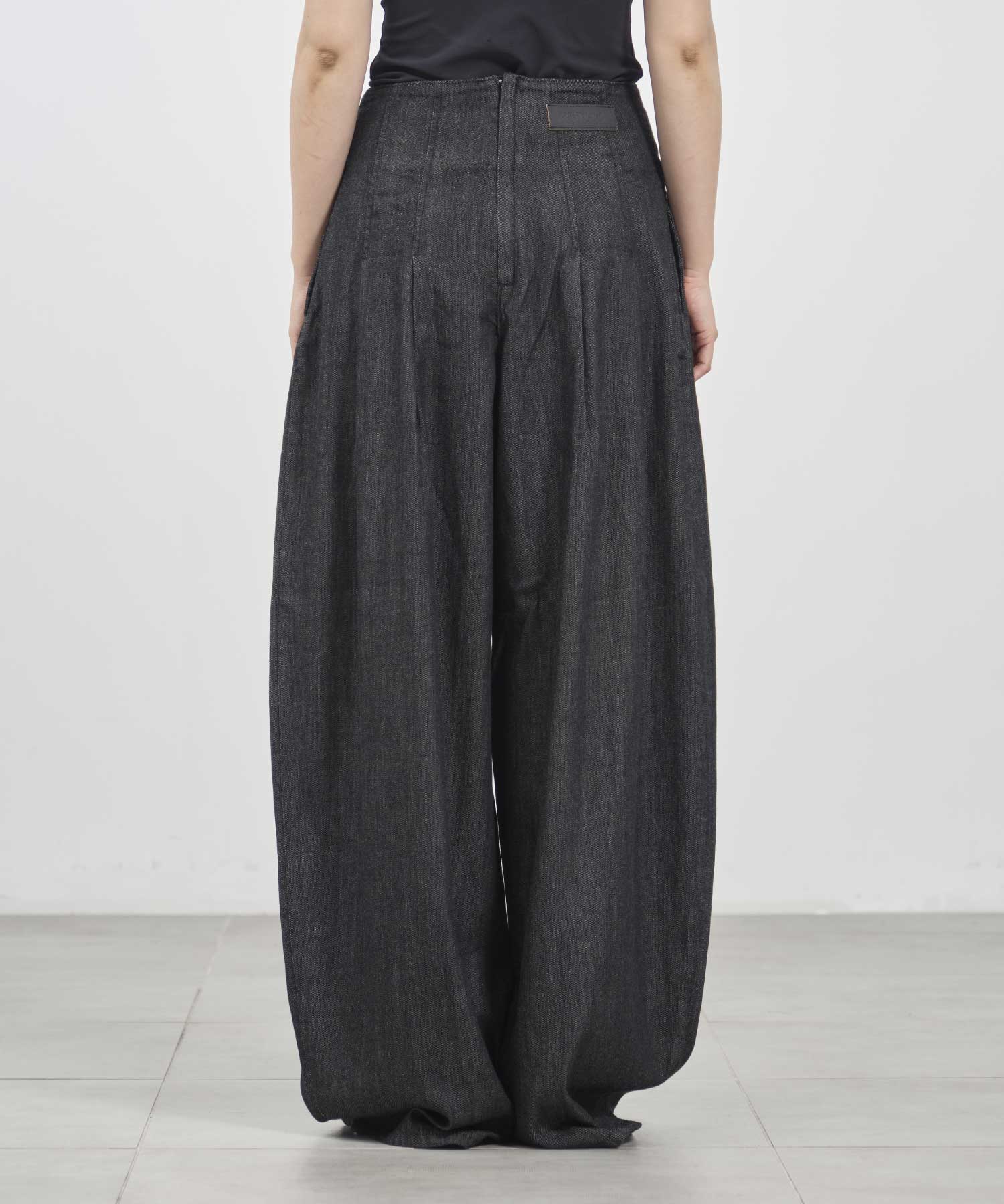 Pleated wide-legged jeans FETICO