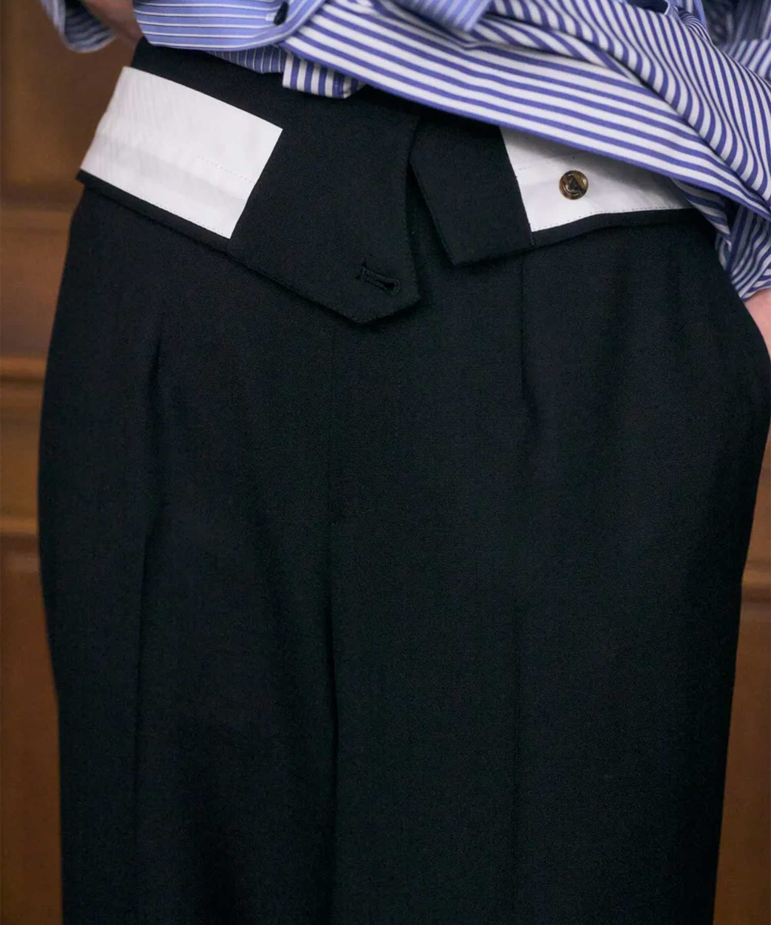 TWO-WAIST TROUSERS ENFOLD