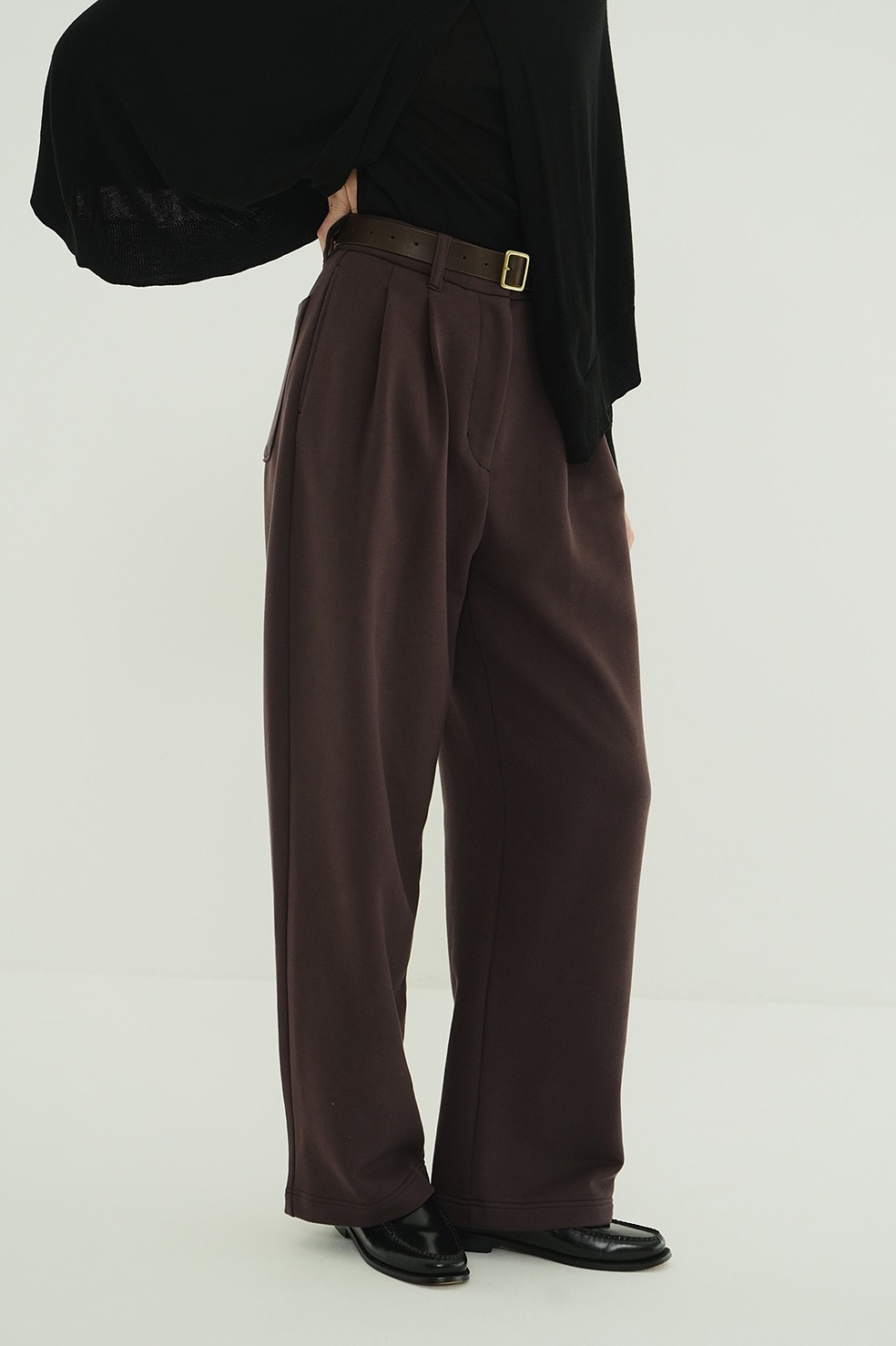 TWO TUCK SWEAT PANTS CLANE