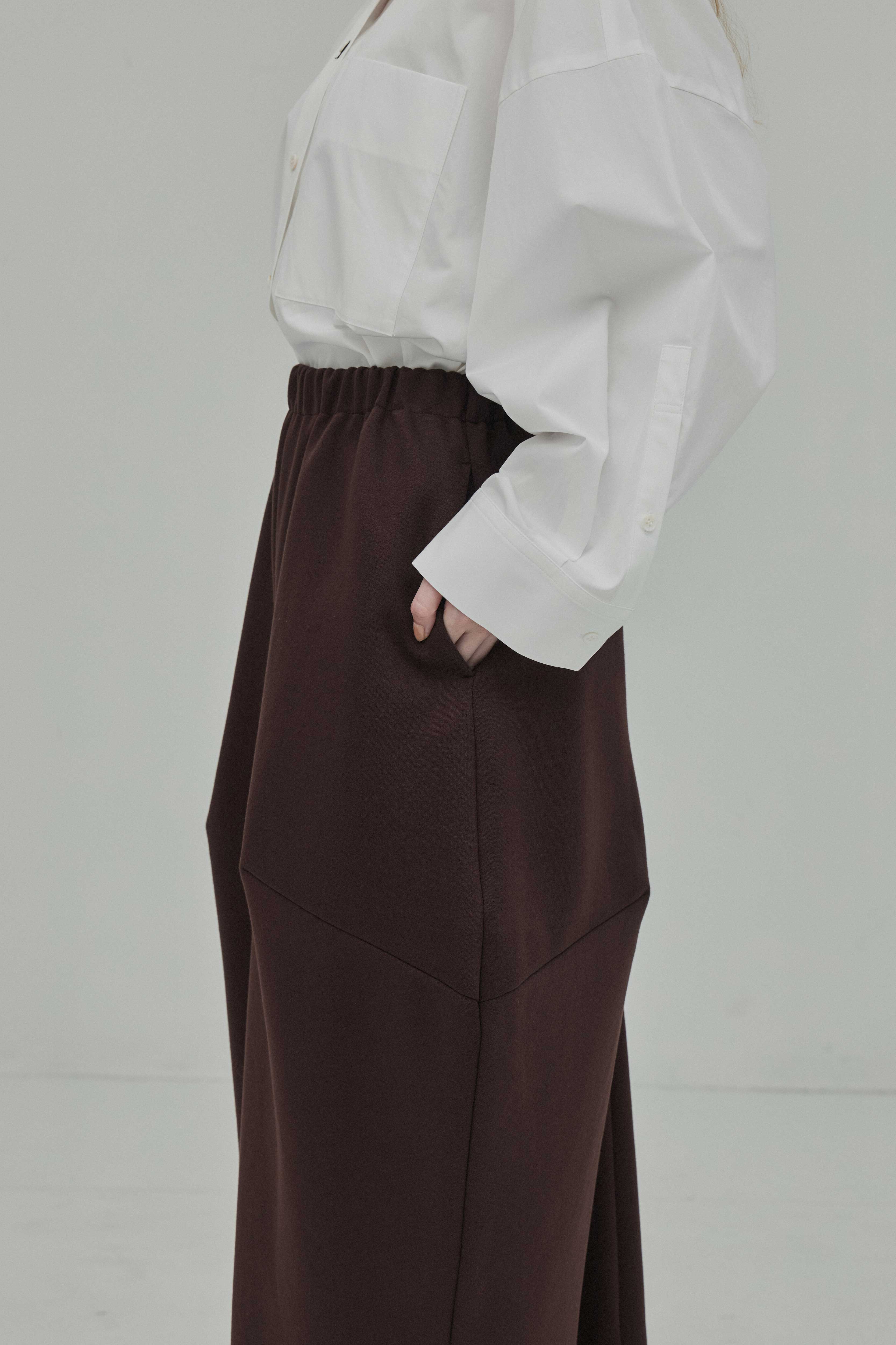 drape cocoon skirt nagonstans