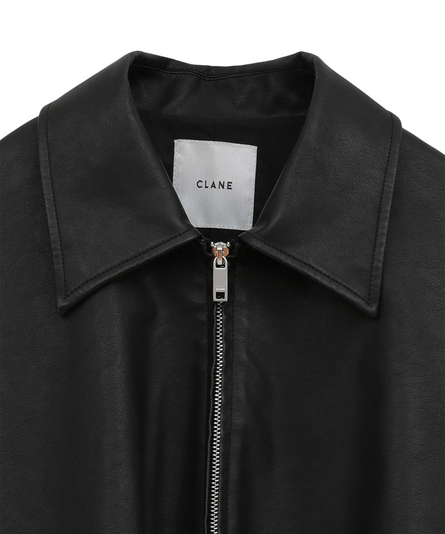 FAKE LEATHER BALLOON JACKET CLANE