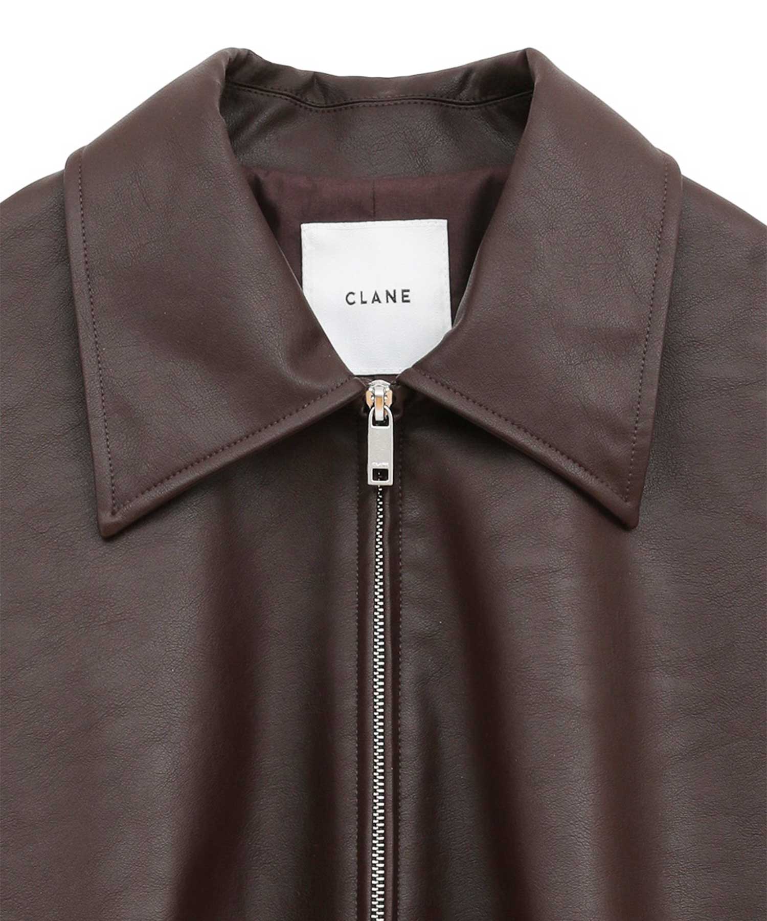 FAKE LEATHER BALLOON JACKET CLANE