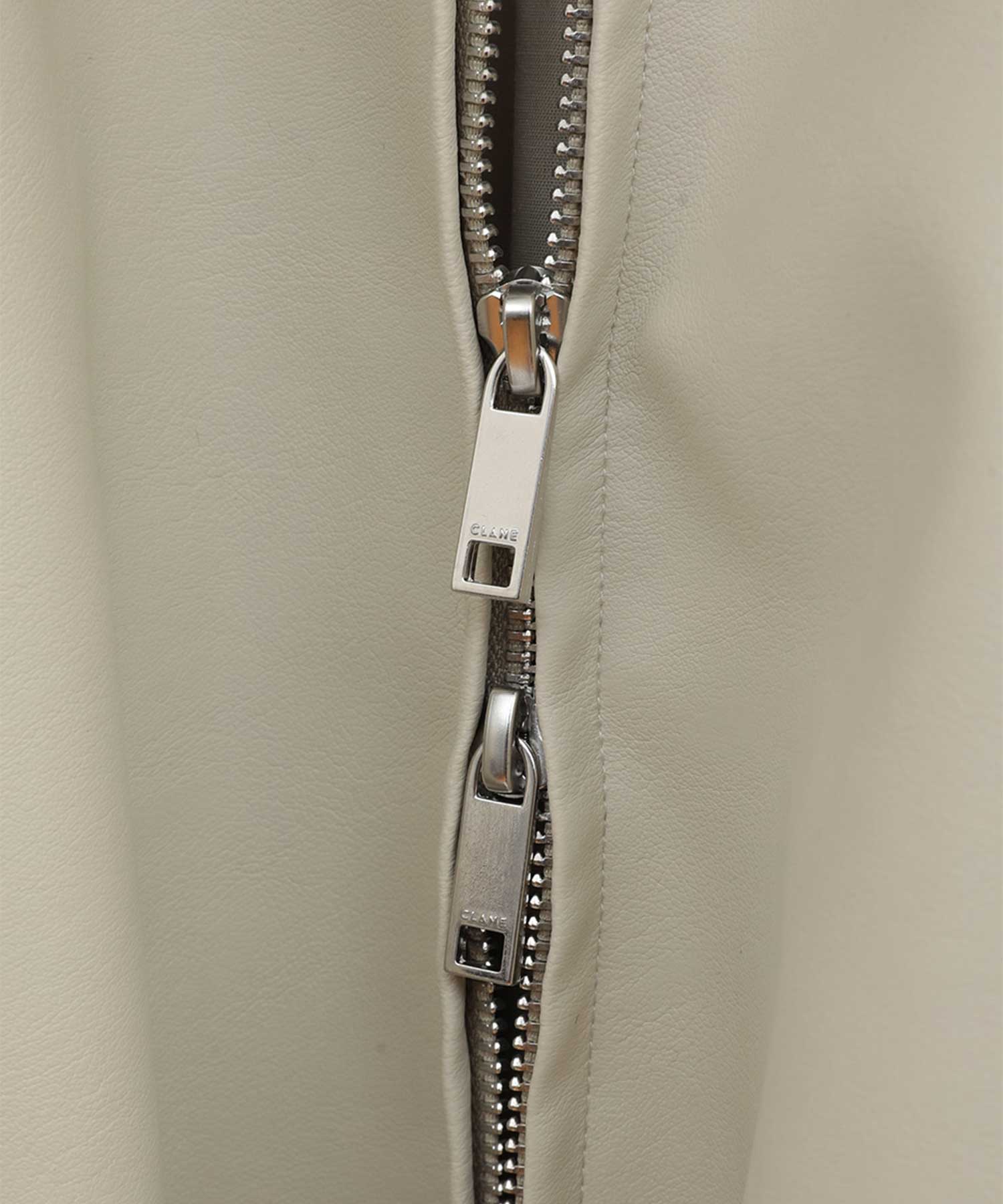 FAKE LEATHER BALLOON JACKET CLANE