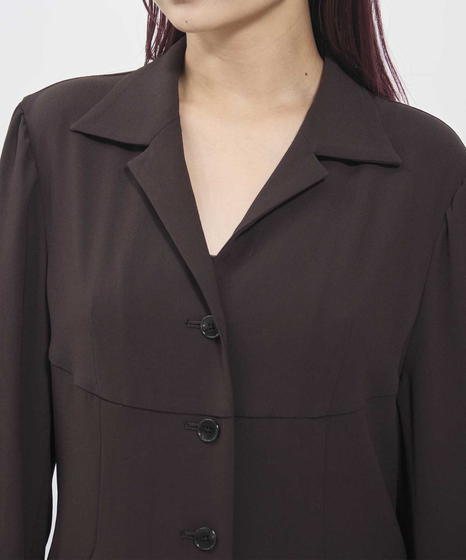 Crepe shirt jacket FETICO
