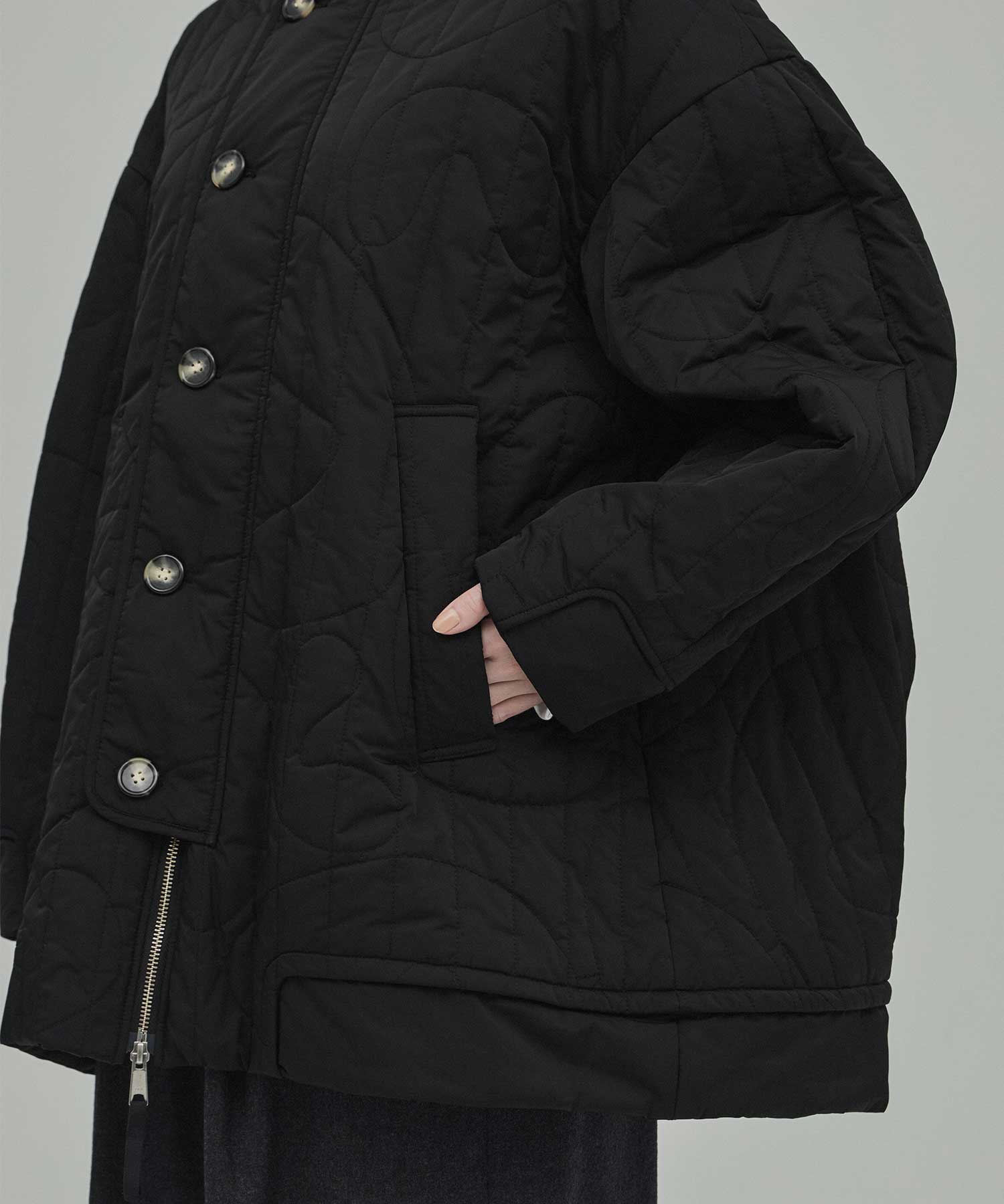 CHAIR QUILTING BIG-JAKET ENFOLD