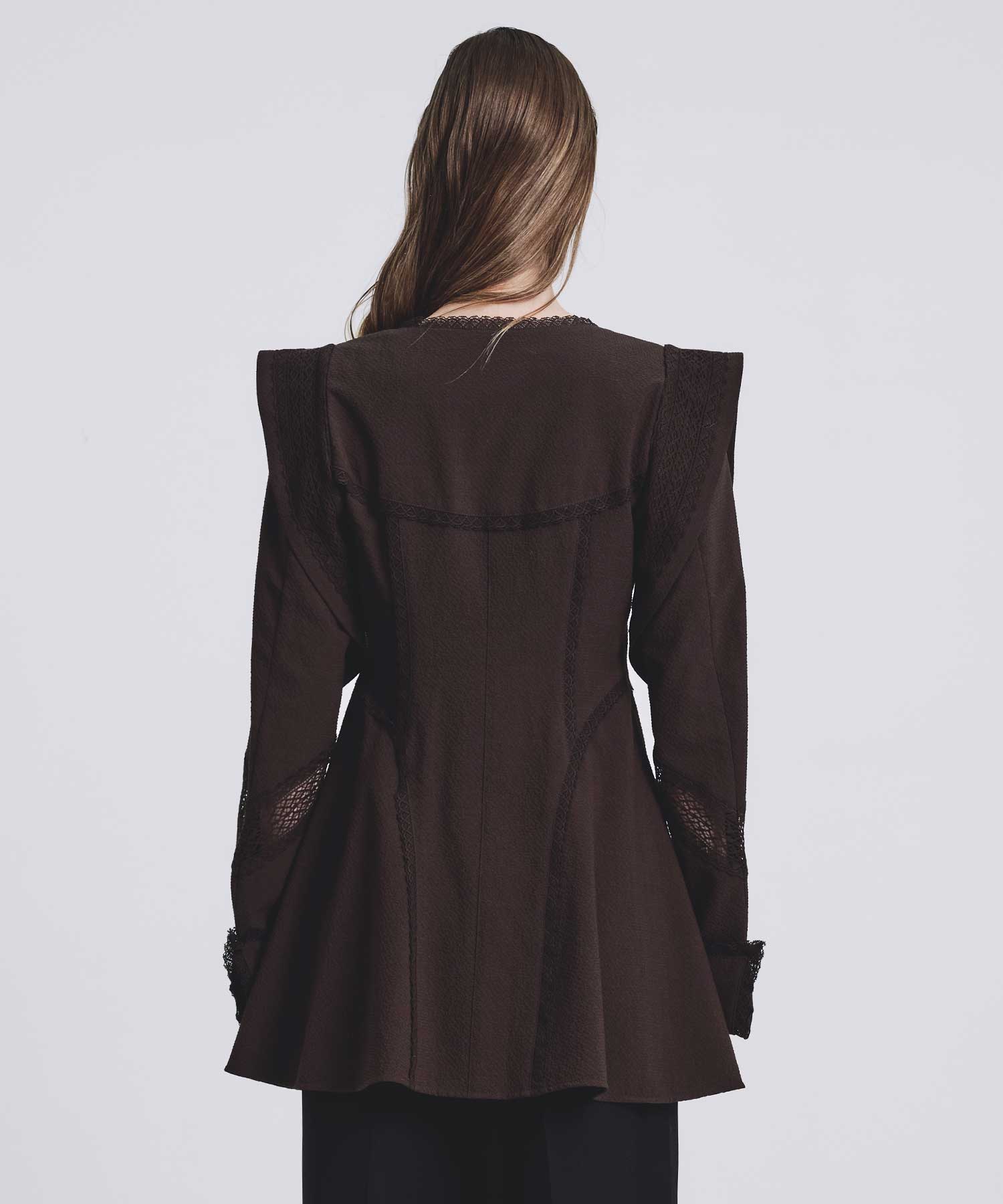 別注 LACE-PANELED JACKET FETICO