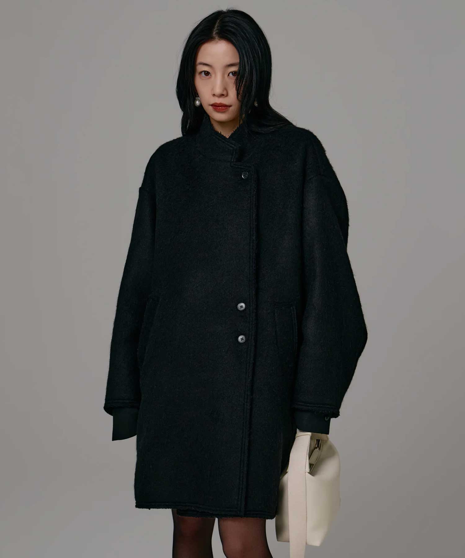 shaggy half coat Louren