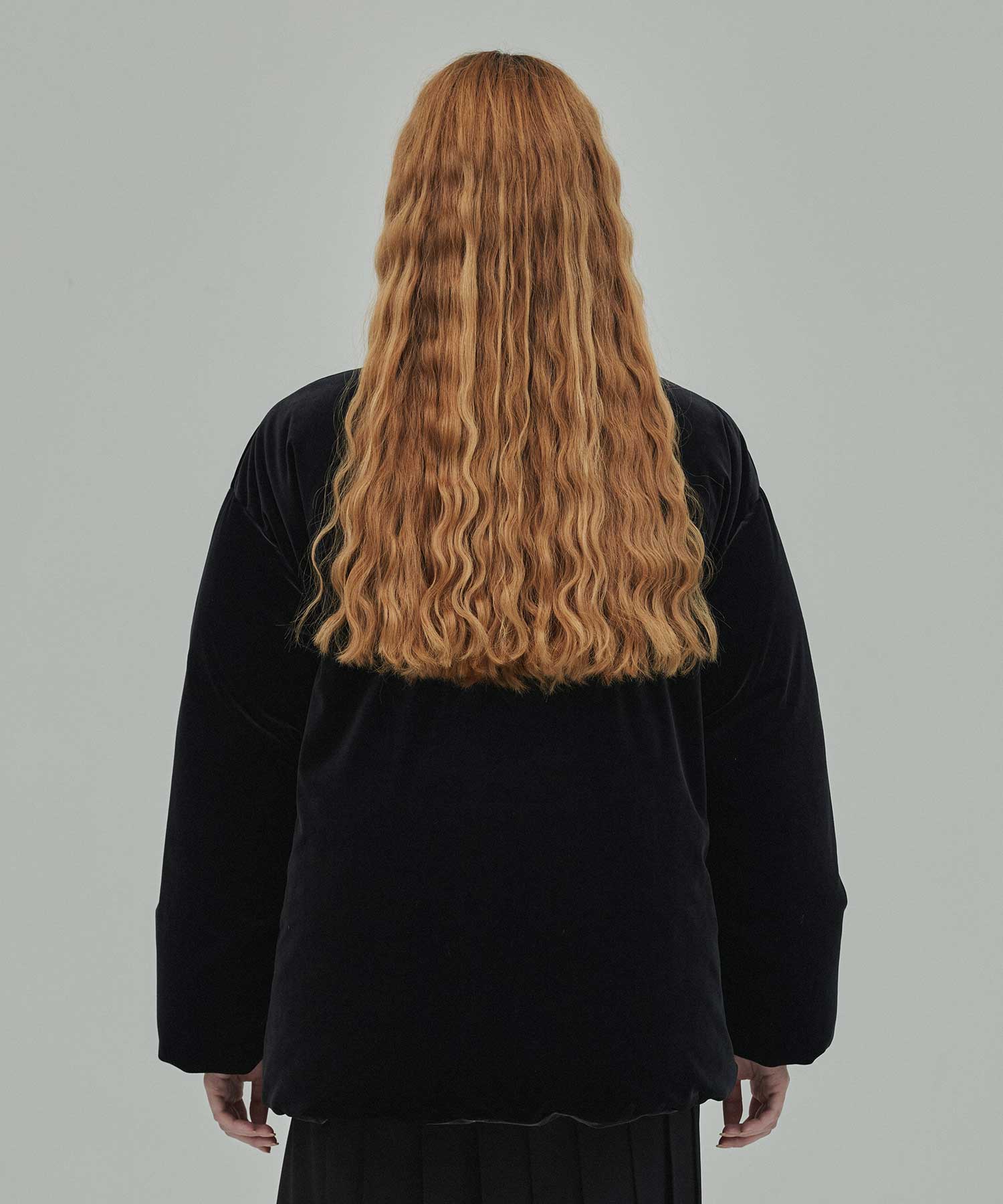 Velour down coat FETICO