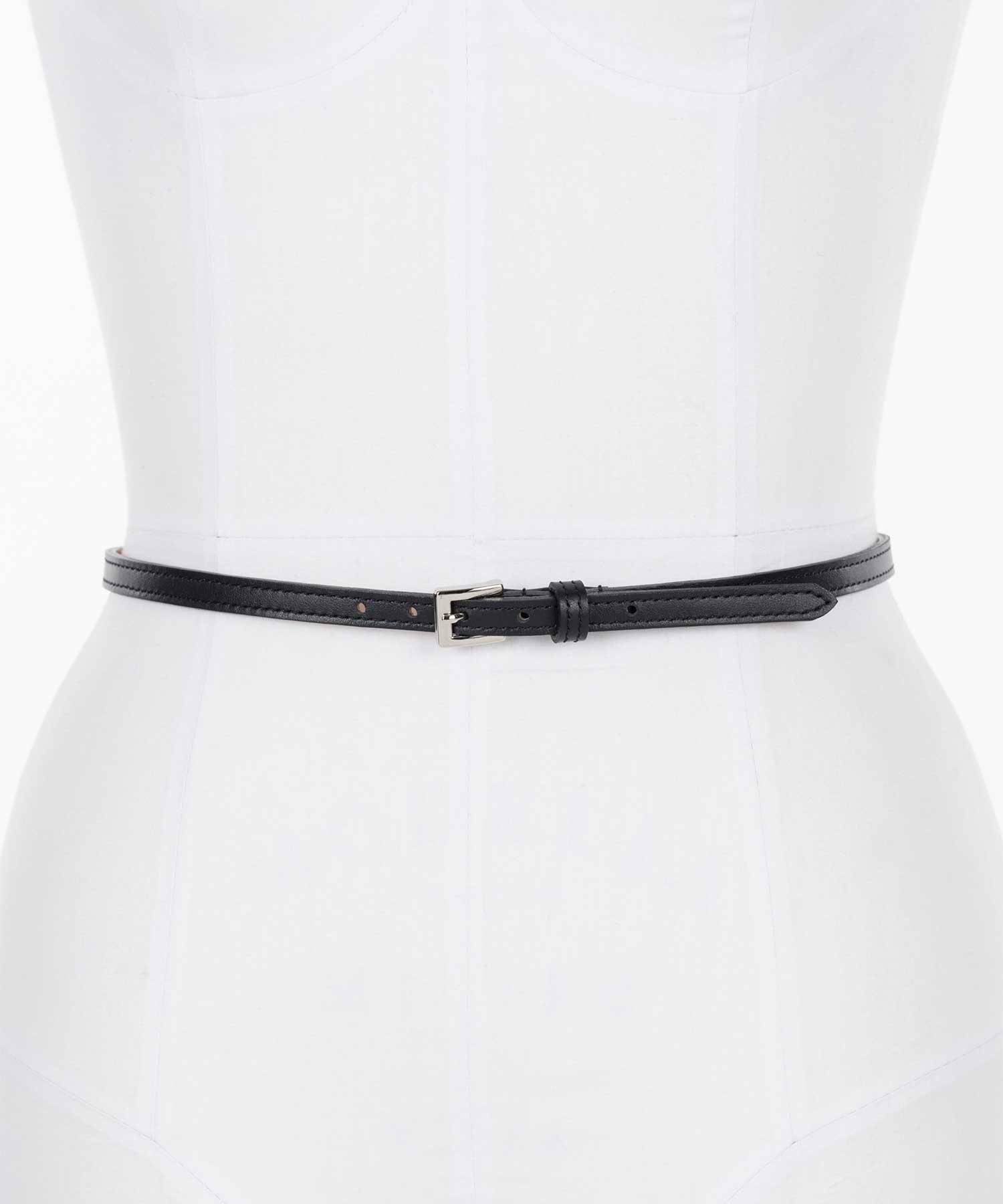 Leather skinny choker FETICO